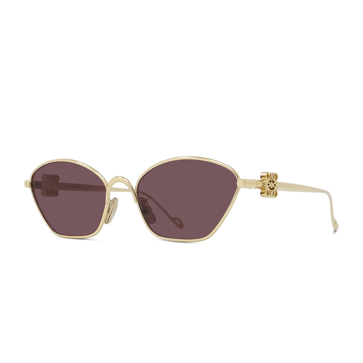 Loewe Lw40115u Anagram 30y Gold Sunglasses In Pink