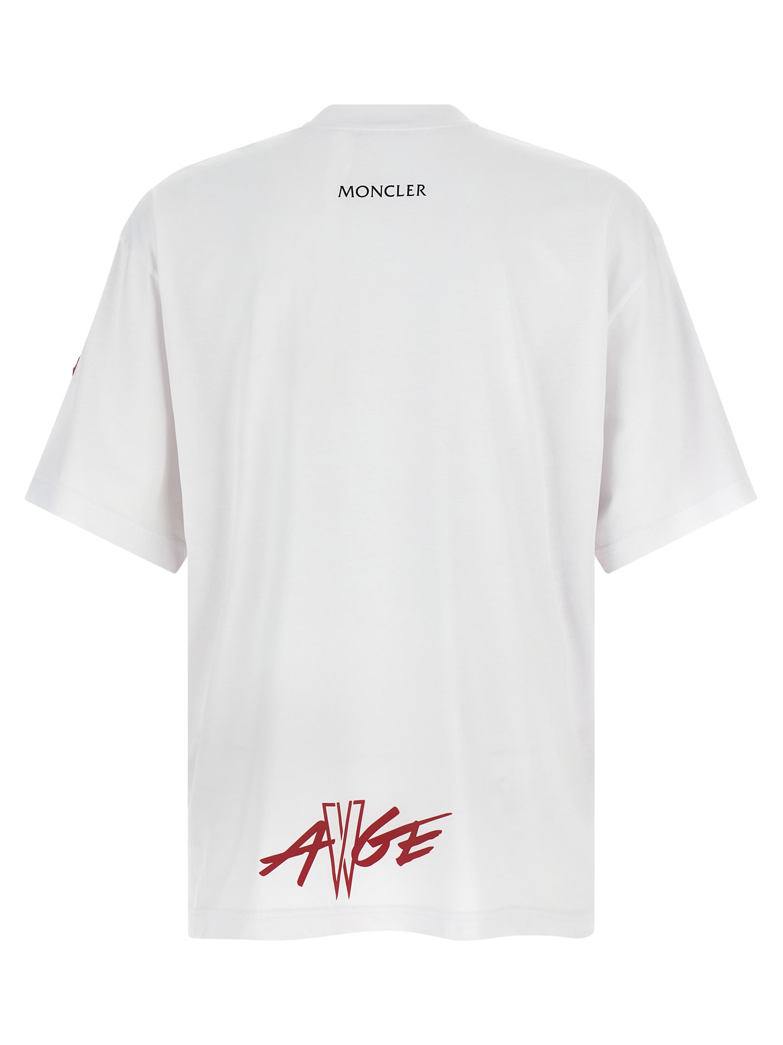 Moncler Genius Asap Rocky Collaboration Graphic T-shirt In Red