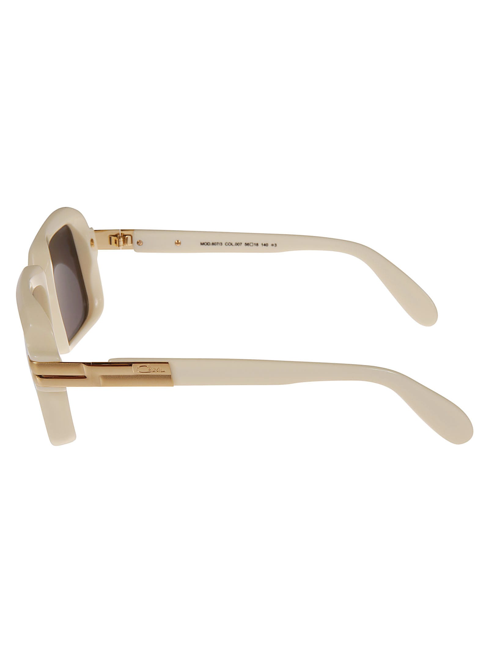 Shop Cazal Classic Square Sunglasses In White