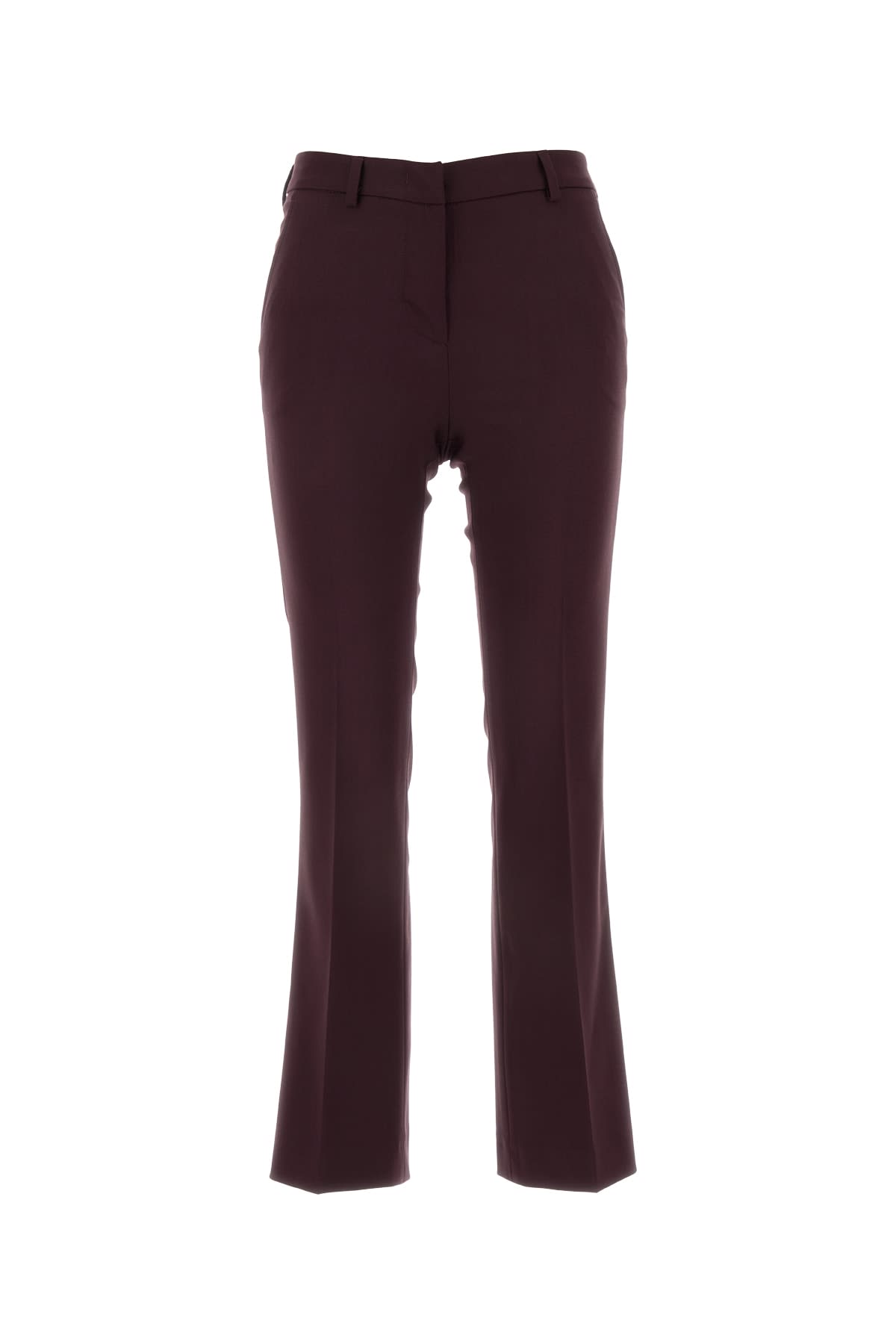 Plum Stretch Wool Jaine Pant