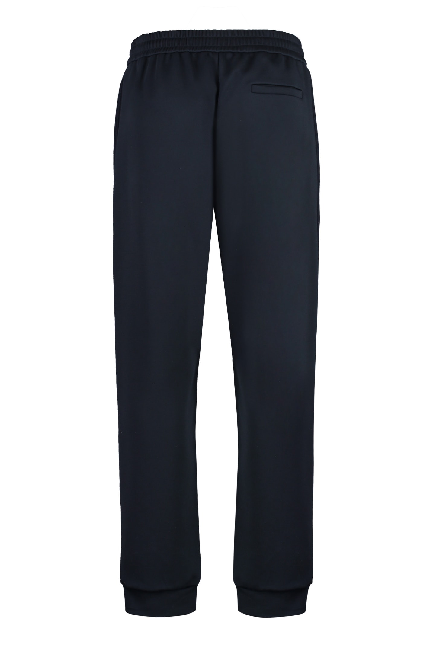 Giorgio Armani Men's Technical Fabric Pants In Blue