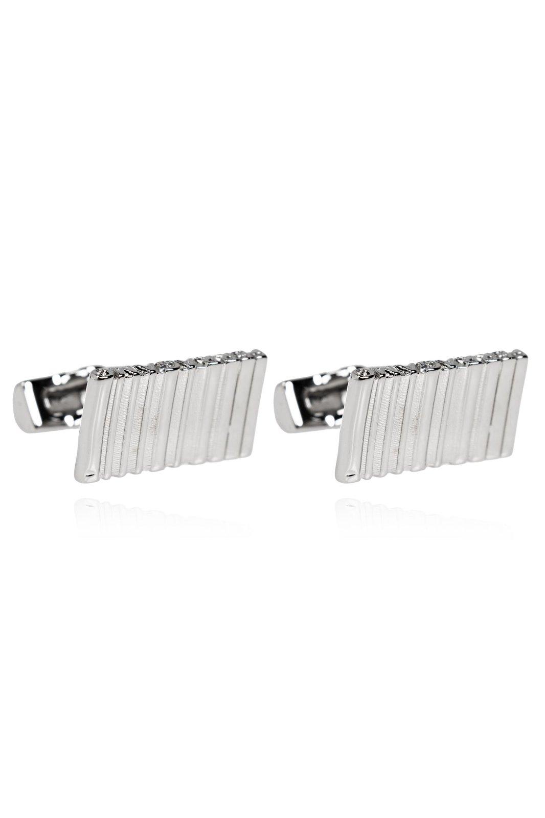 Ferragamo Logo-embossed Cufflinks In Multicolor