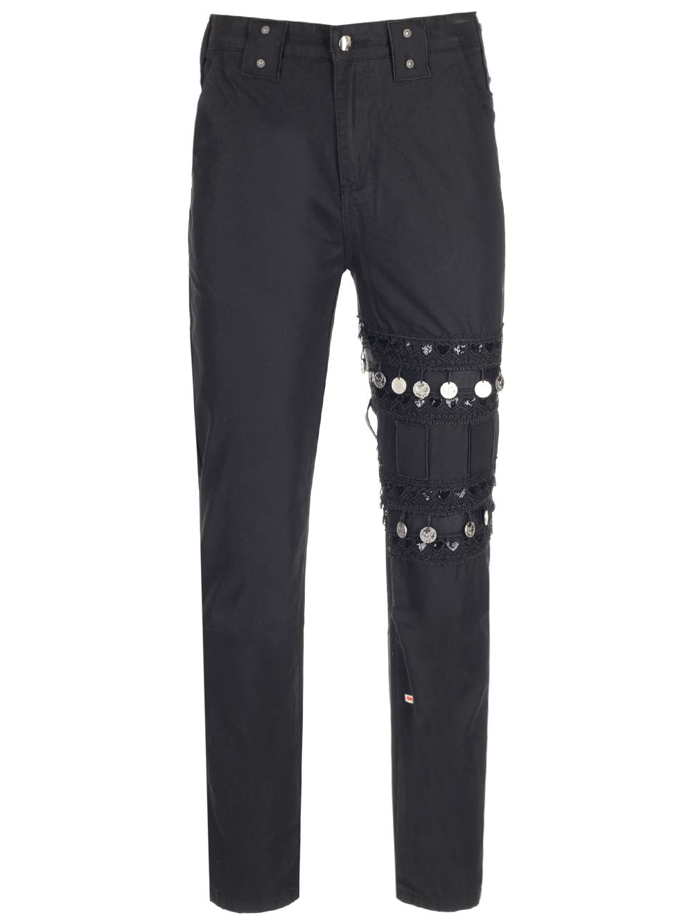 YOUTHS IN BALACLAVA COTTON-BLEND TWILL TROUSERS