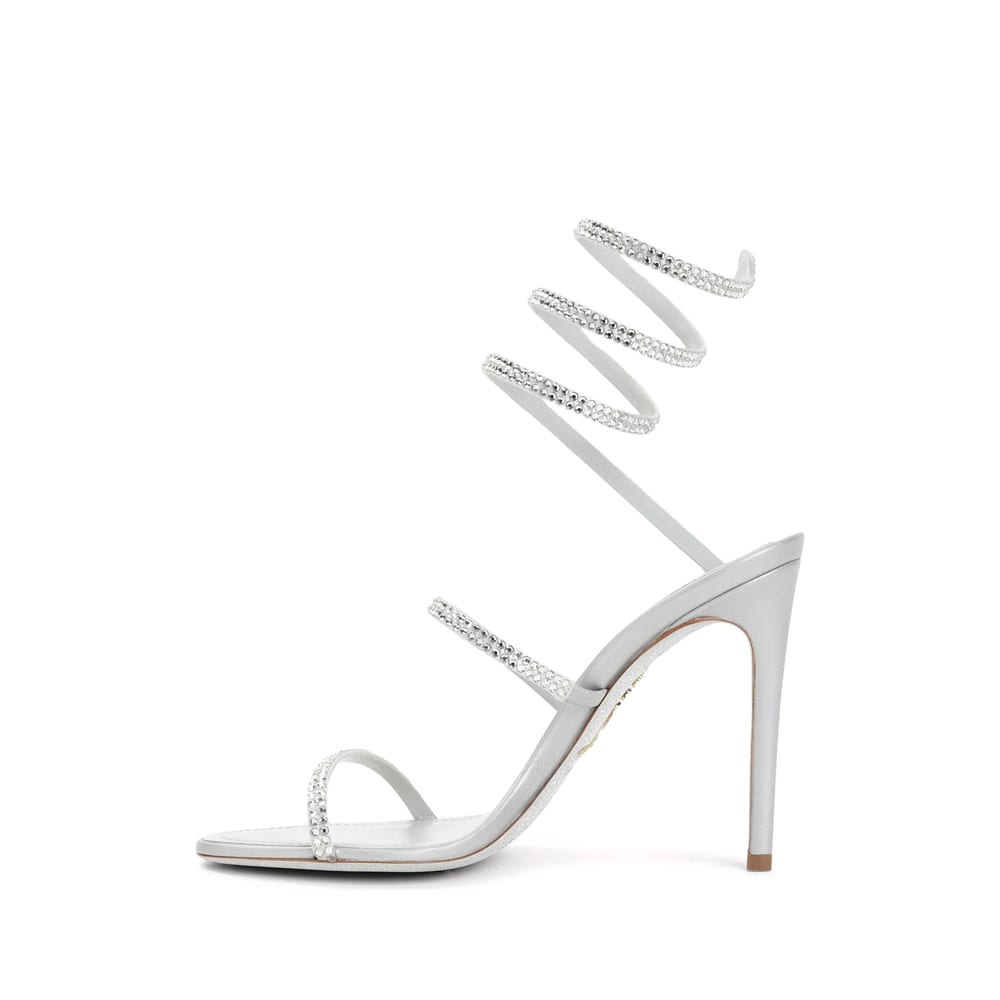 René Caovilla Shoes In Silver