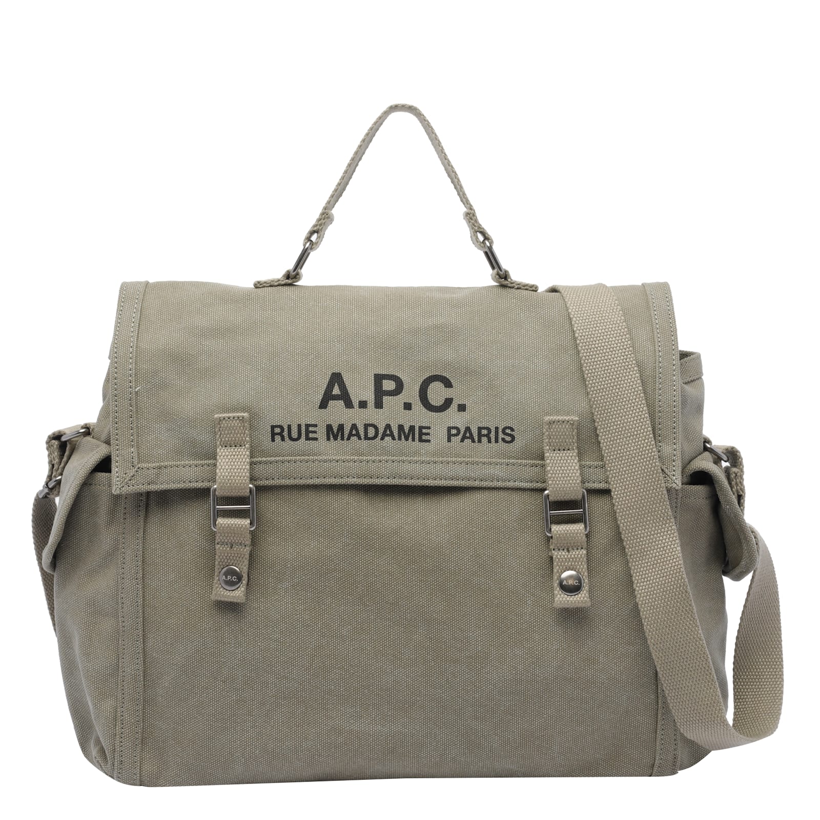 Apc A.p.c. Men Recuperation Besace Handbag In Gray