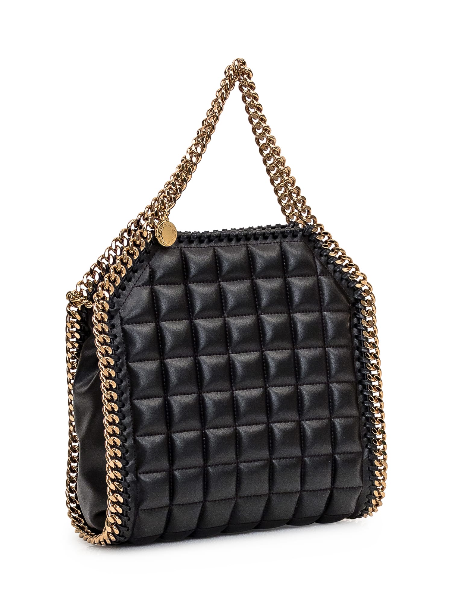 Shop Stella Mccartney Falabella Tote Mini Bag In Black