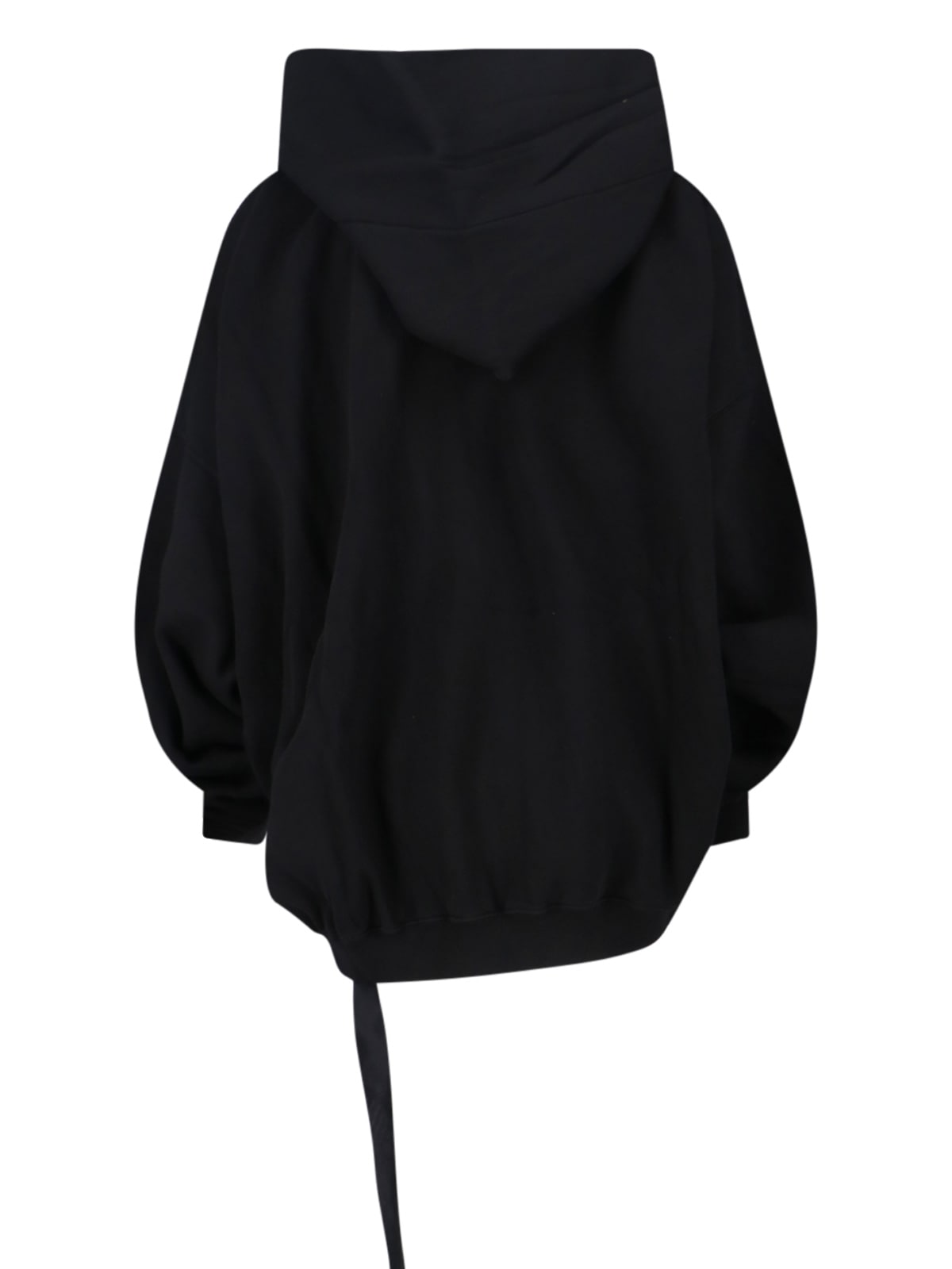 Drkshdw Maxi Zip Sweatshirt In Black