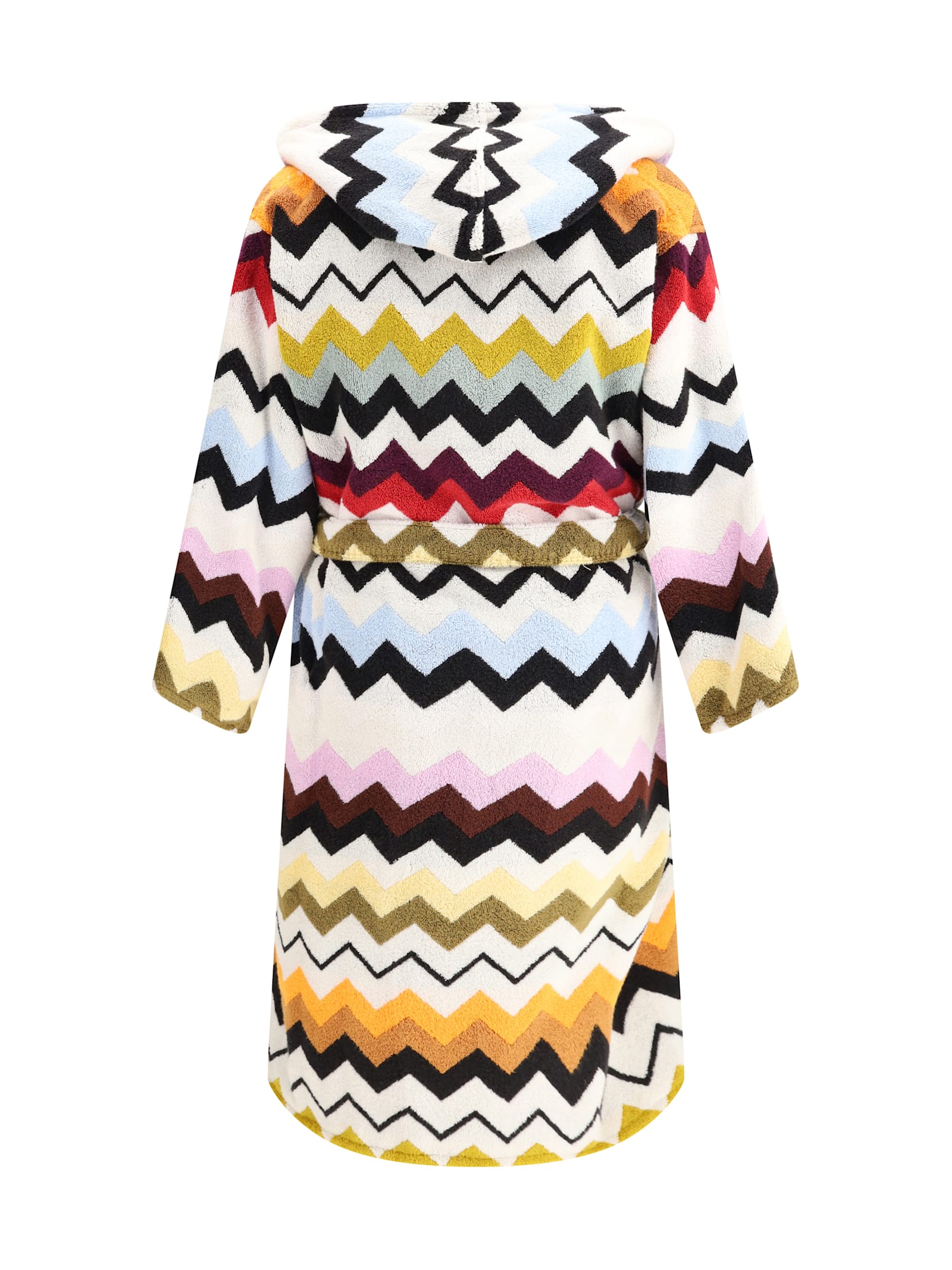 Missoni Murrina Hooded Bathrobe In Multi