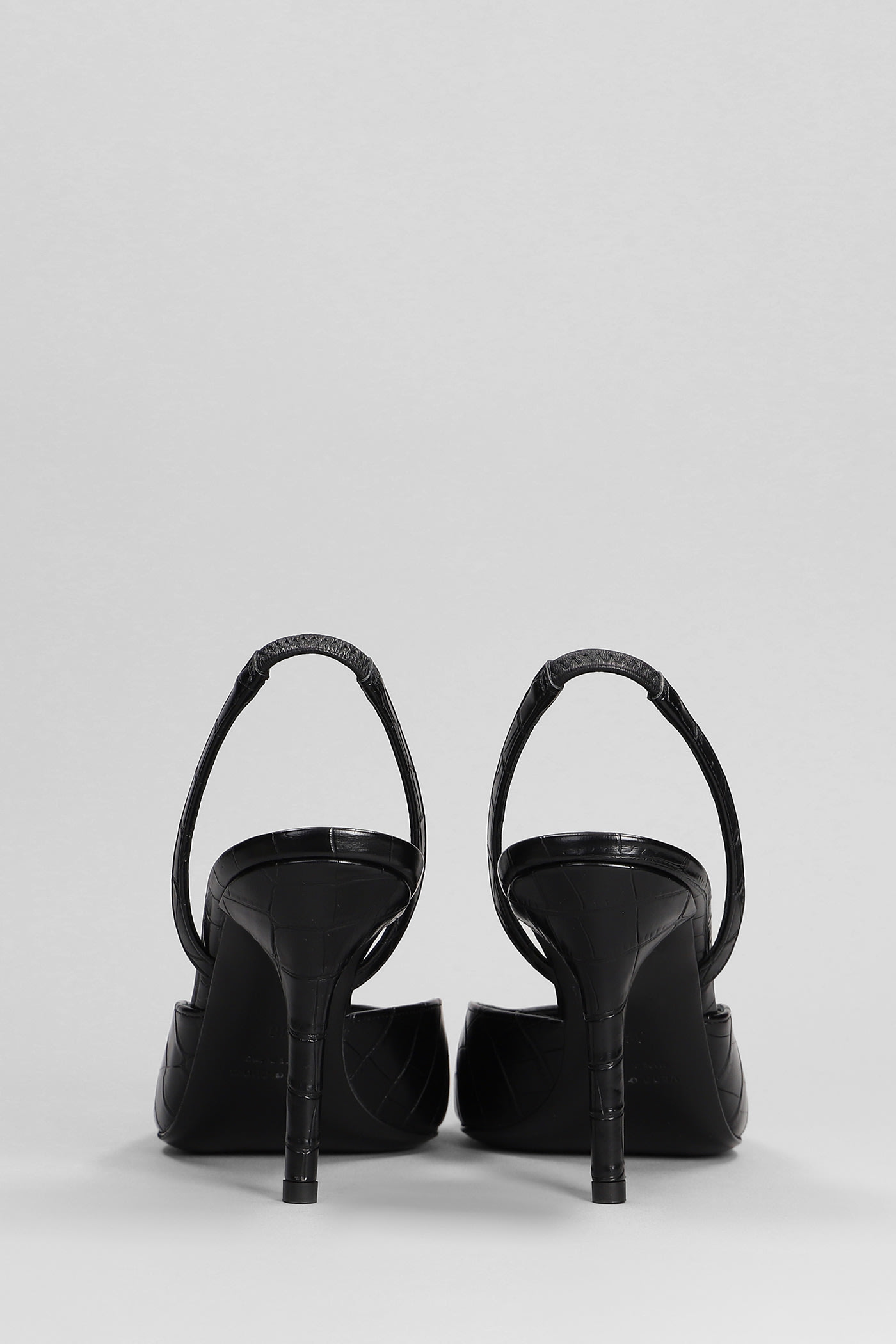 Shop Gia Borghini Octavie Pumps In Black Leather