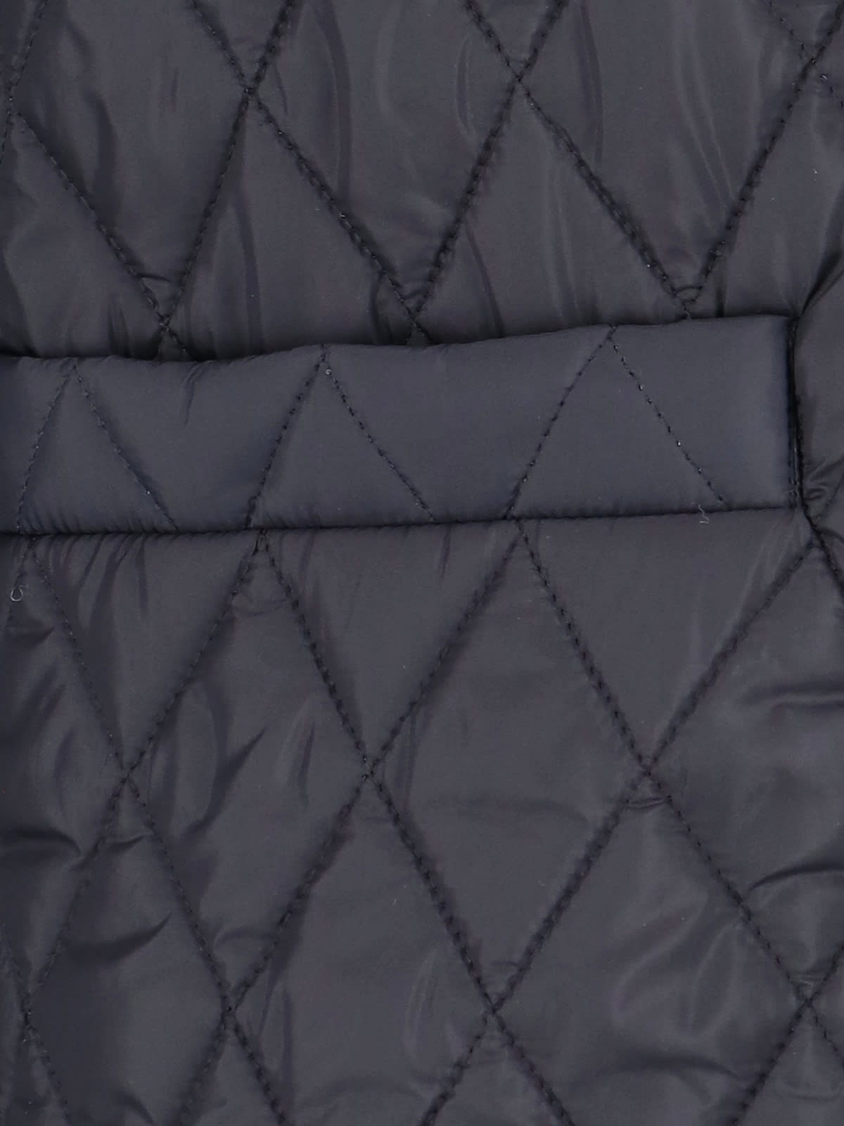 Shop Random Identities Egg Shape Quilted Puffer Jacket In Black