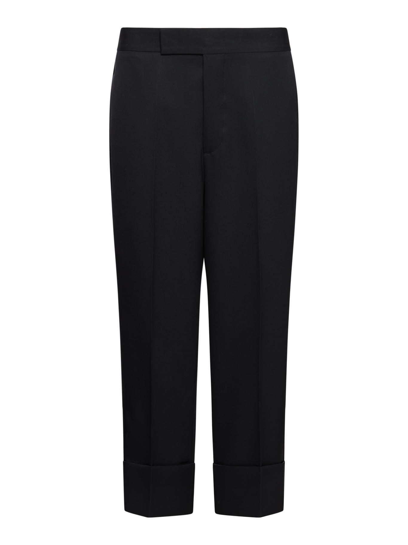 Sapio Cotton Pants Back Pockets In Black