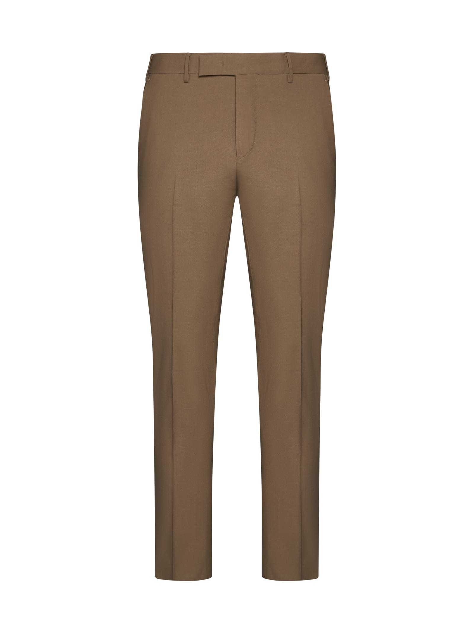 Straight-leg Cropped Tailored Trousers