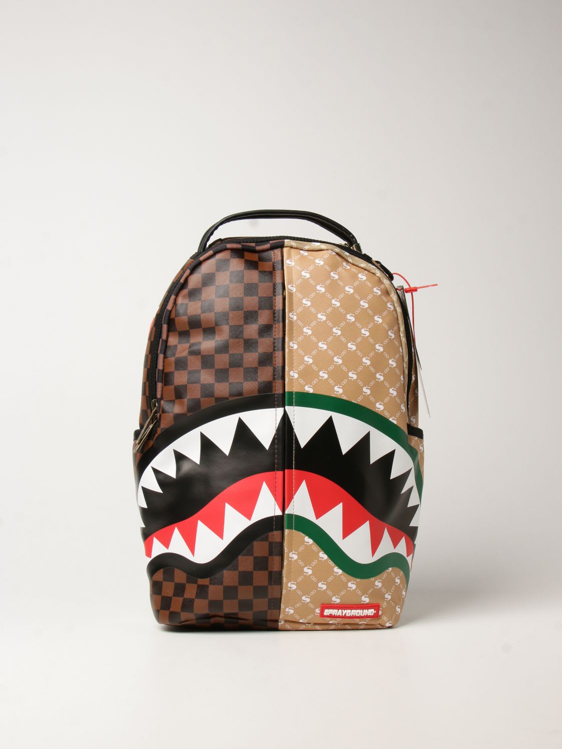 Sprayground Backpack Sprayground Backpack In Vegan Leather With Shark Mouth