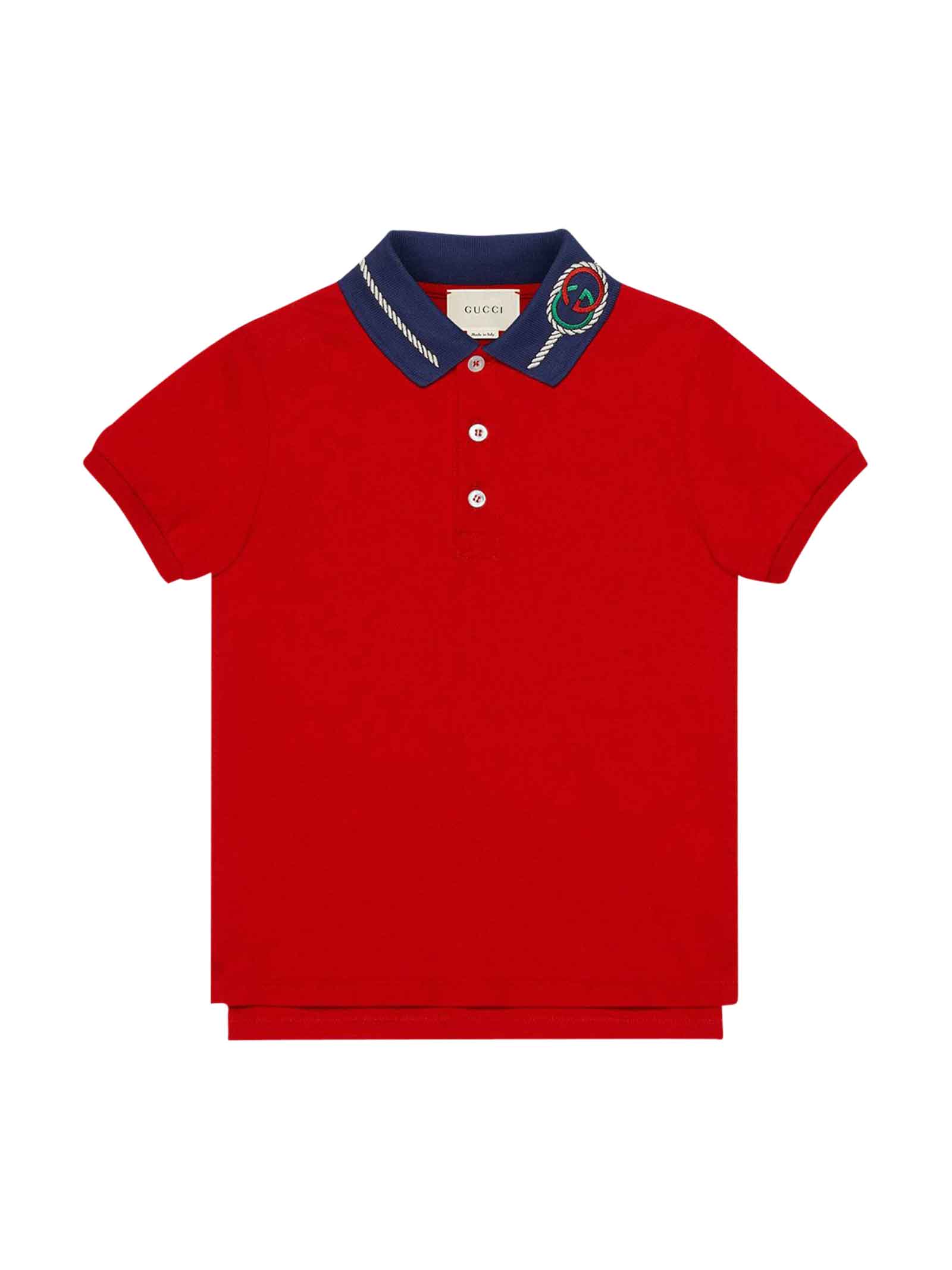 GUCCI RED POLO SHIRT,11252065