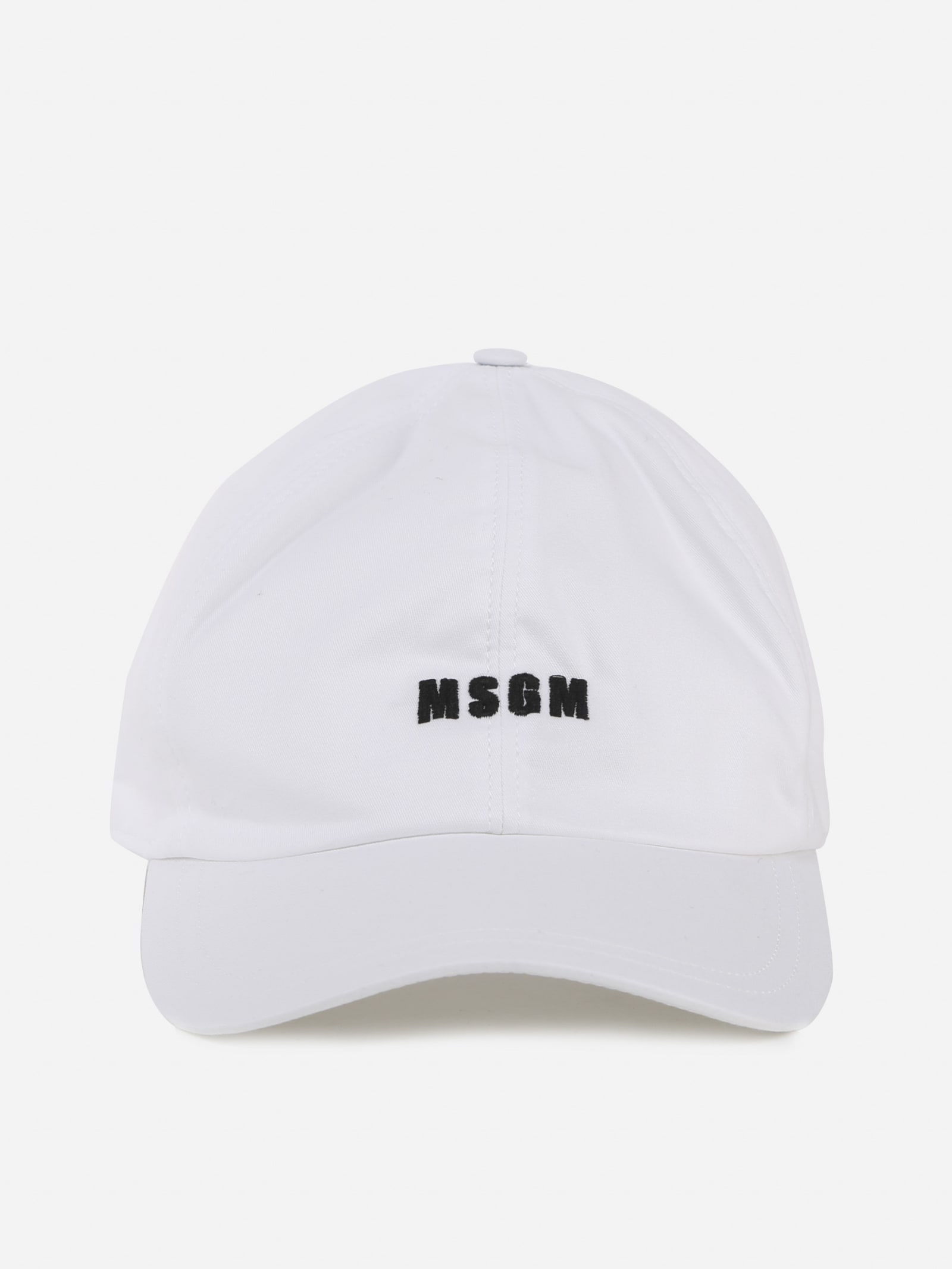 MSGM Baseball Cap With Contrasting Embroidery