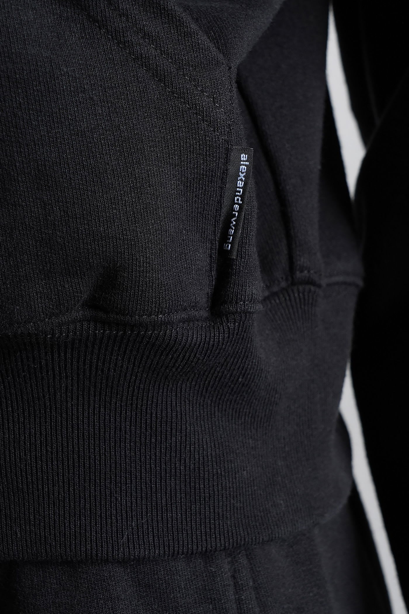 Alexander Wang Sweatshirt In Black Cotton In Black