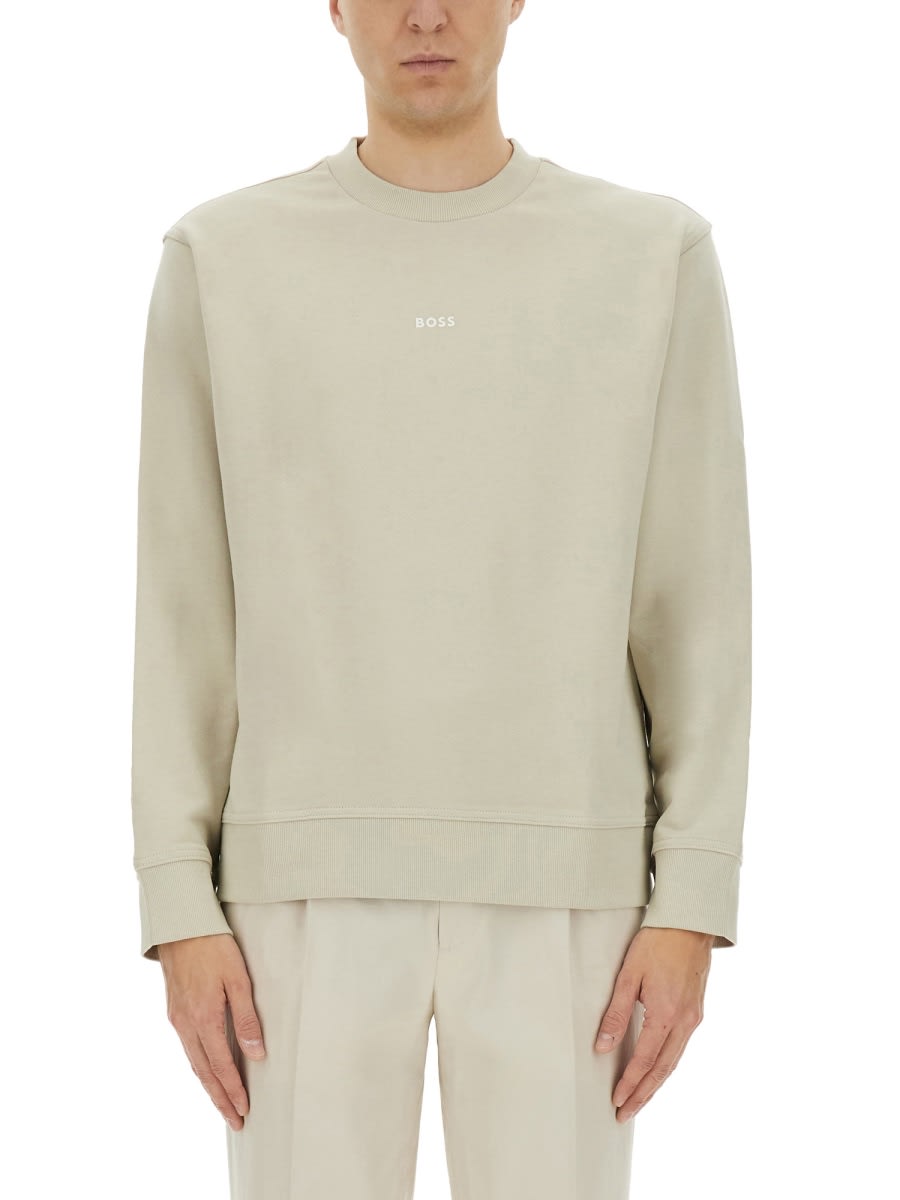 HUGO BOSS SWEATSHIRT WITH LOGO