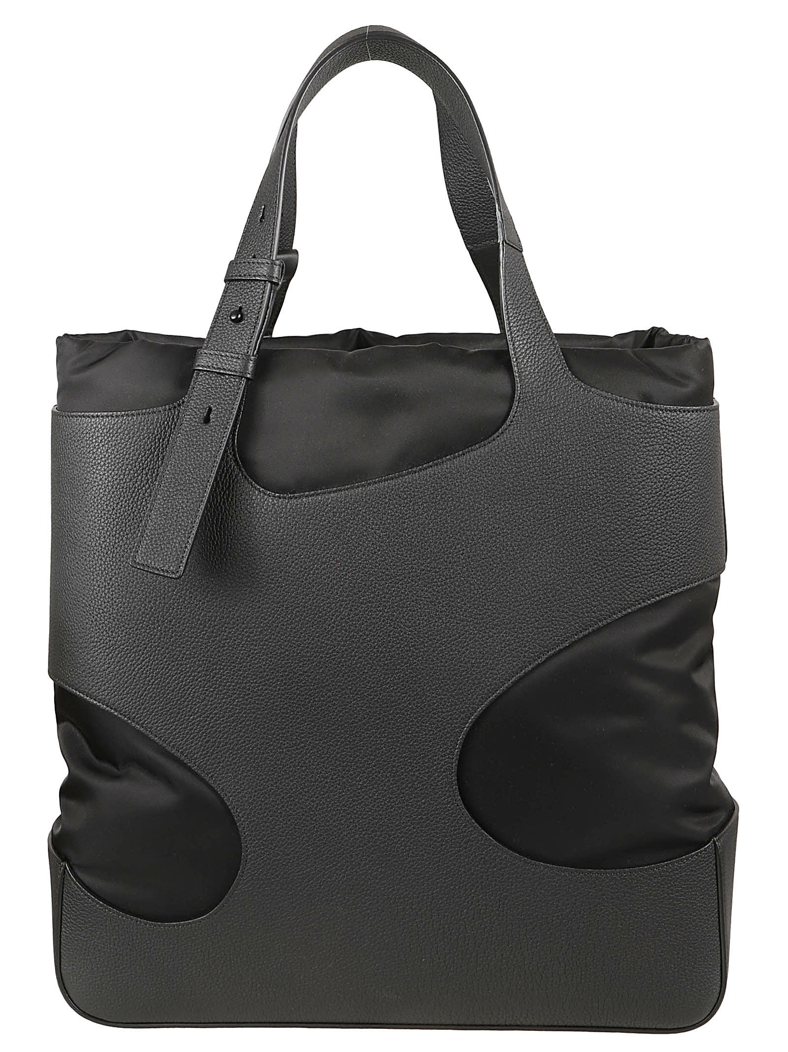 Shop Ferragamo Cut Out Tote In Black