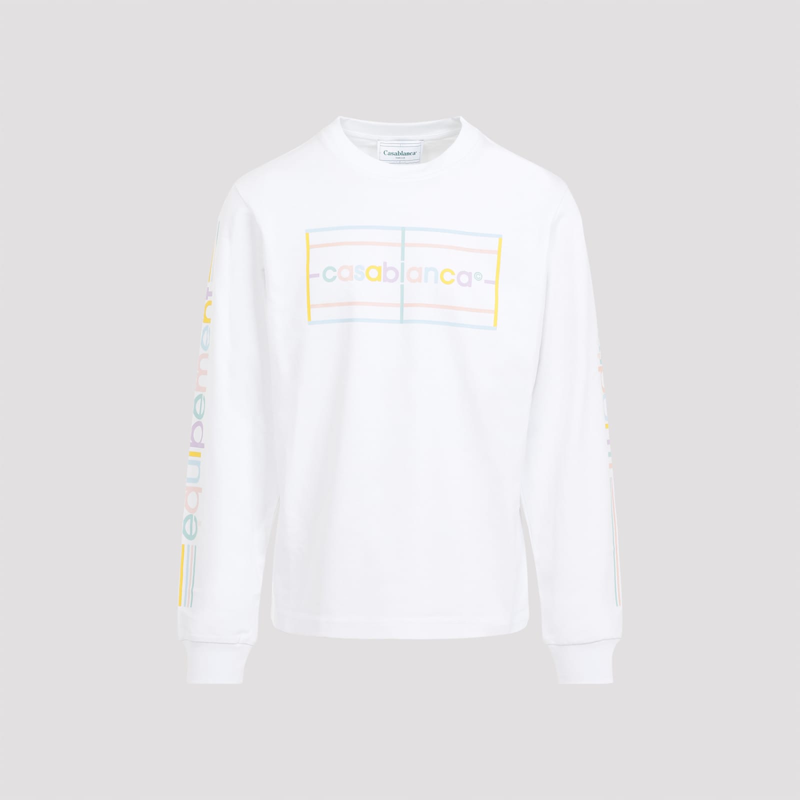 Shop Casablanca Pastel Court Screen T-shirt