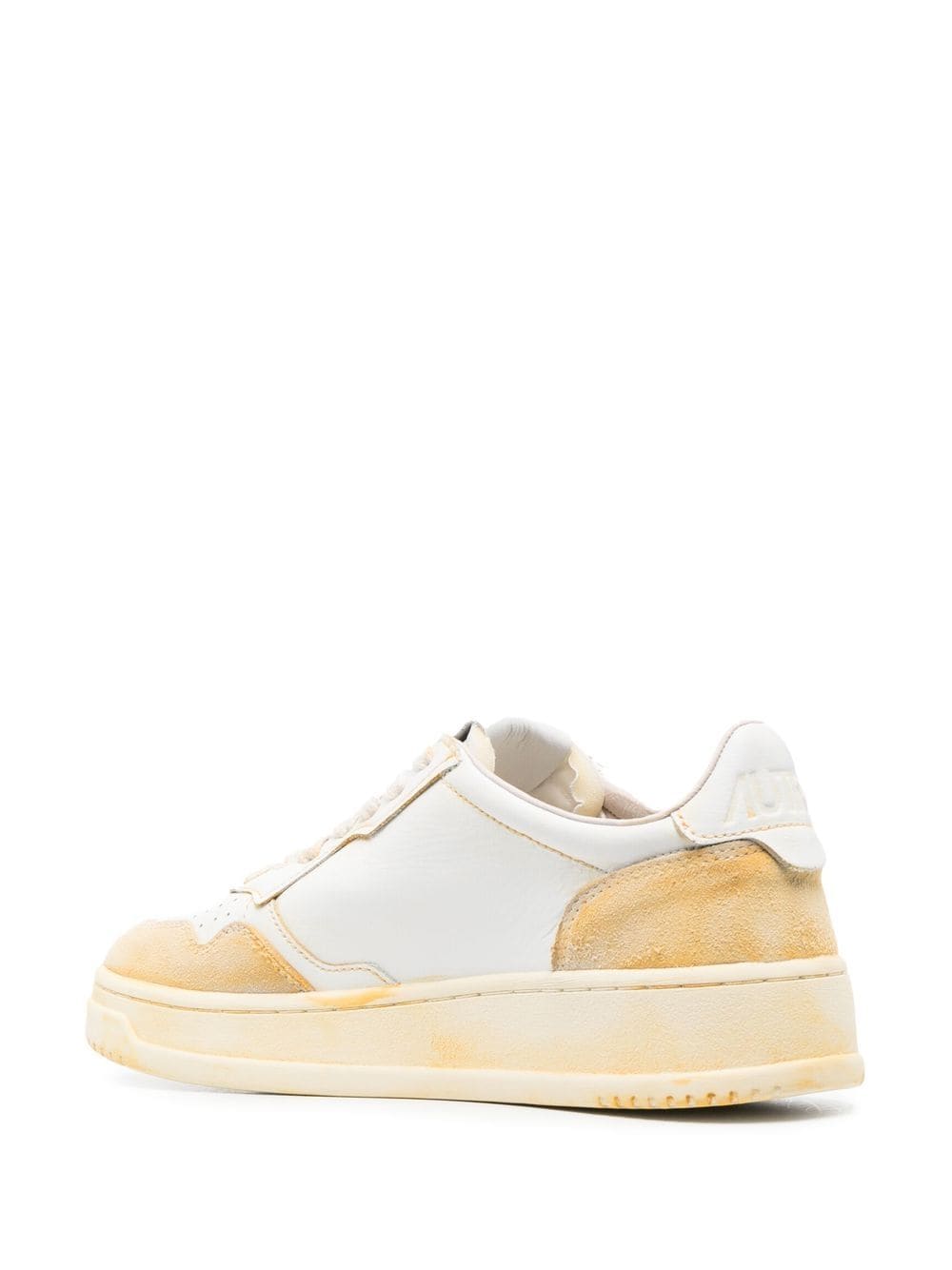 Autry Low Wom In Yellow/wht