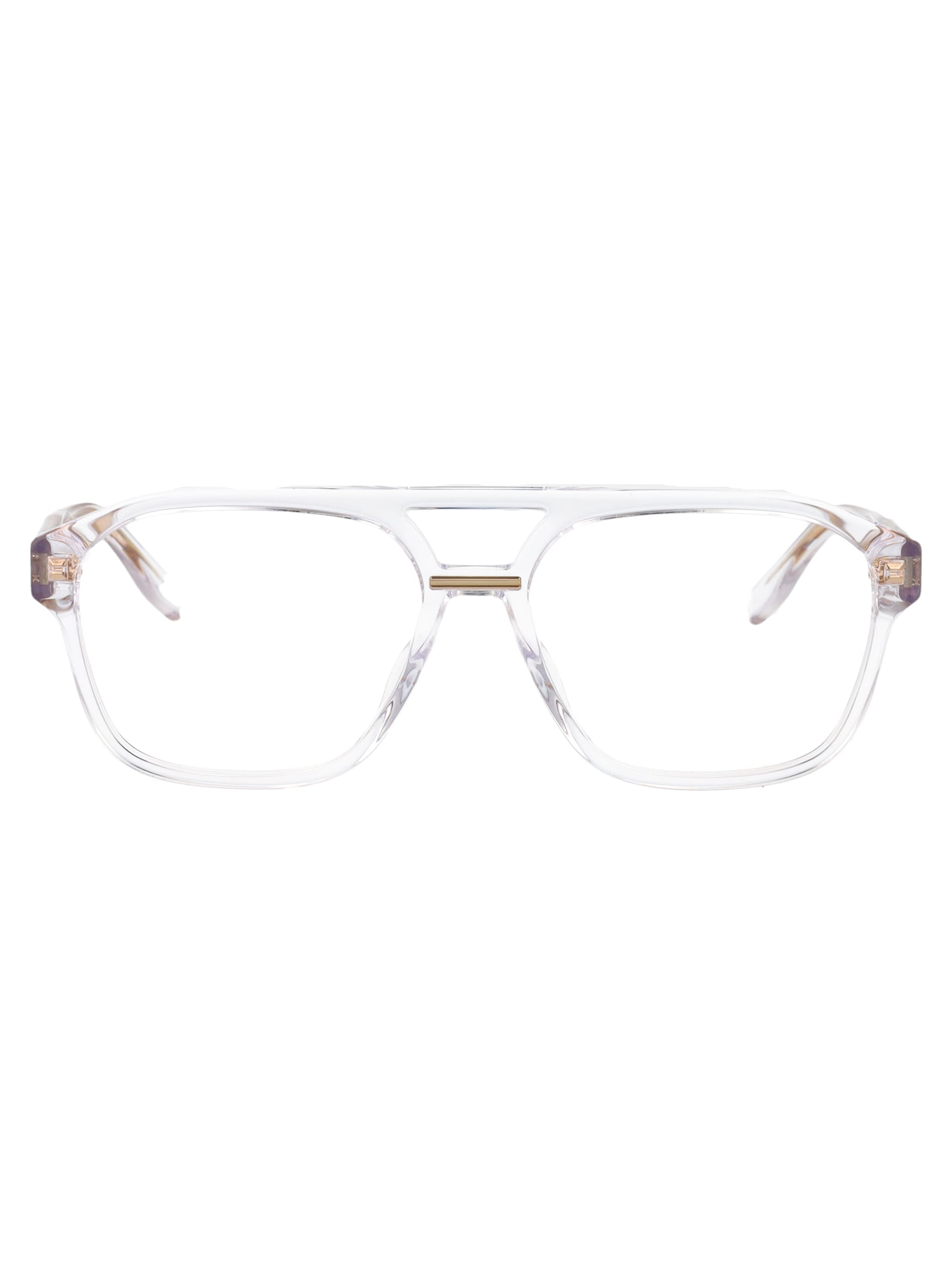 Marc Jacobs Crystal Acetate Glasses In Metallic