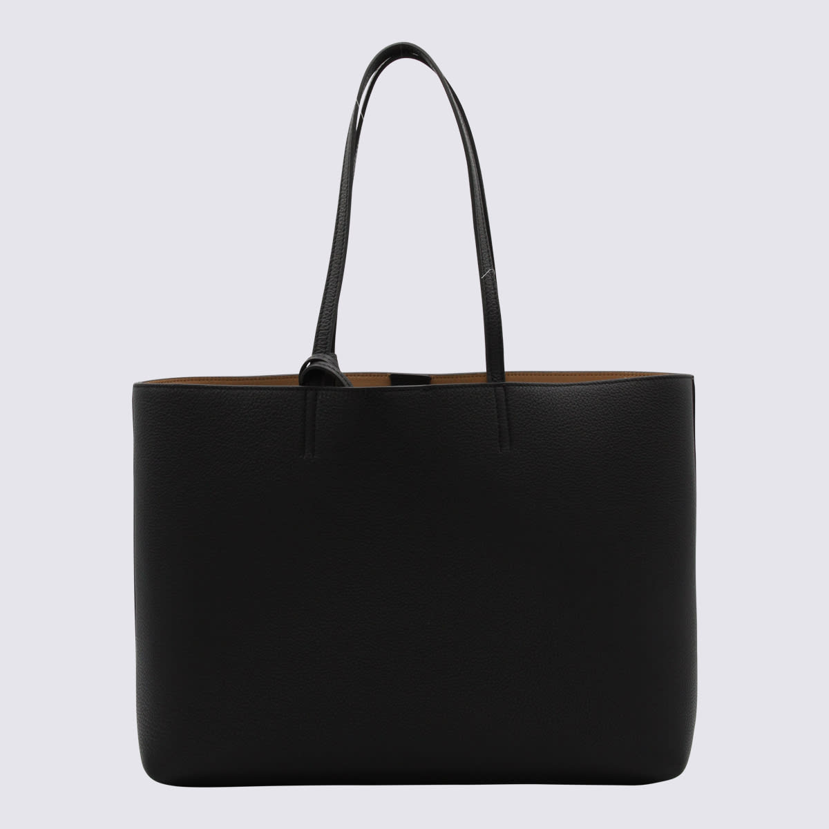 Shop Jimmy Choo Black Leather Nine2five Tote Bag