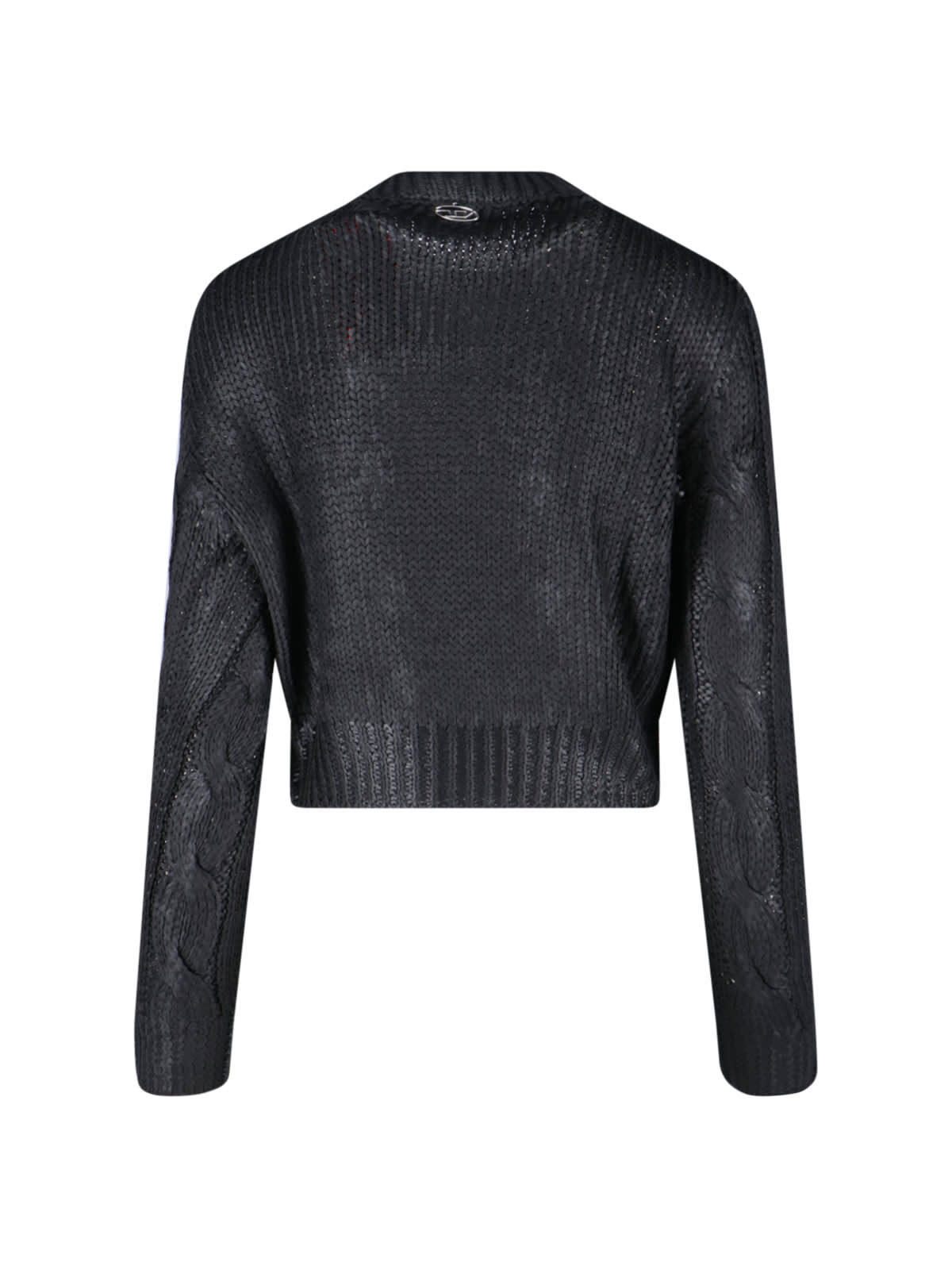 Diesel Miccha Crop Sweater In Blue