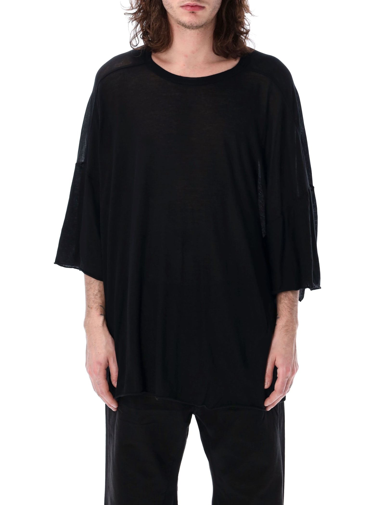Rick Owens Tommy T-shirt In Black
