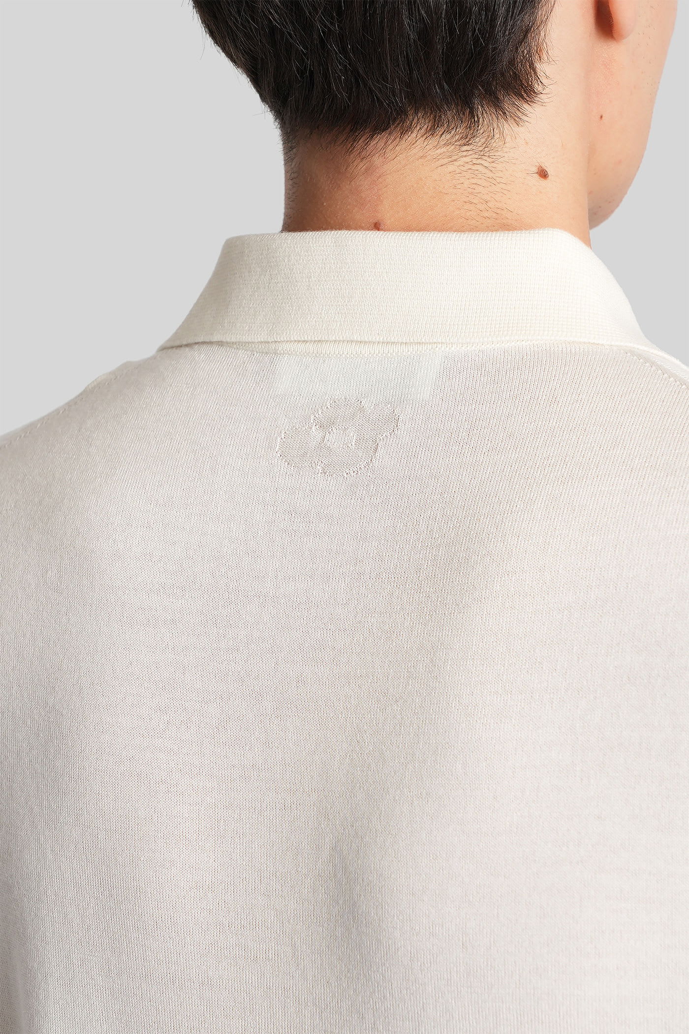 Lardini Polo In Beige Wool In Neutral