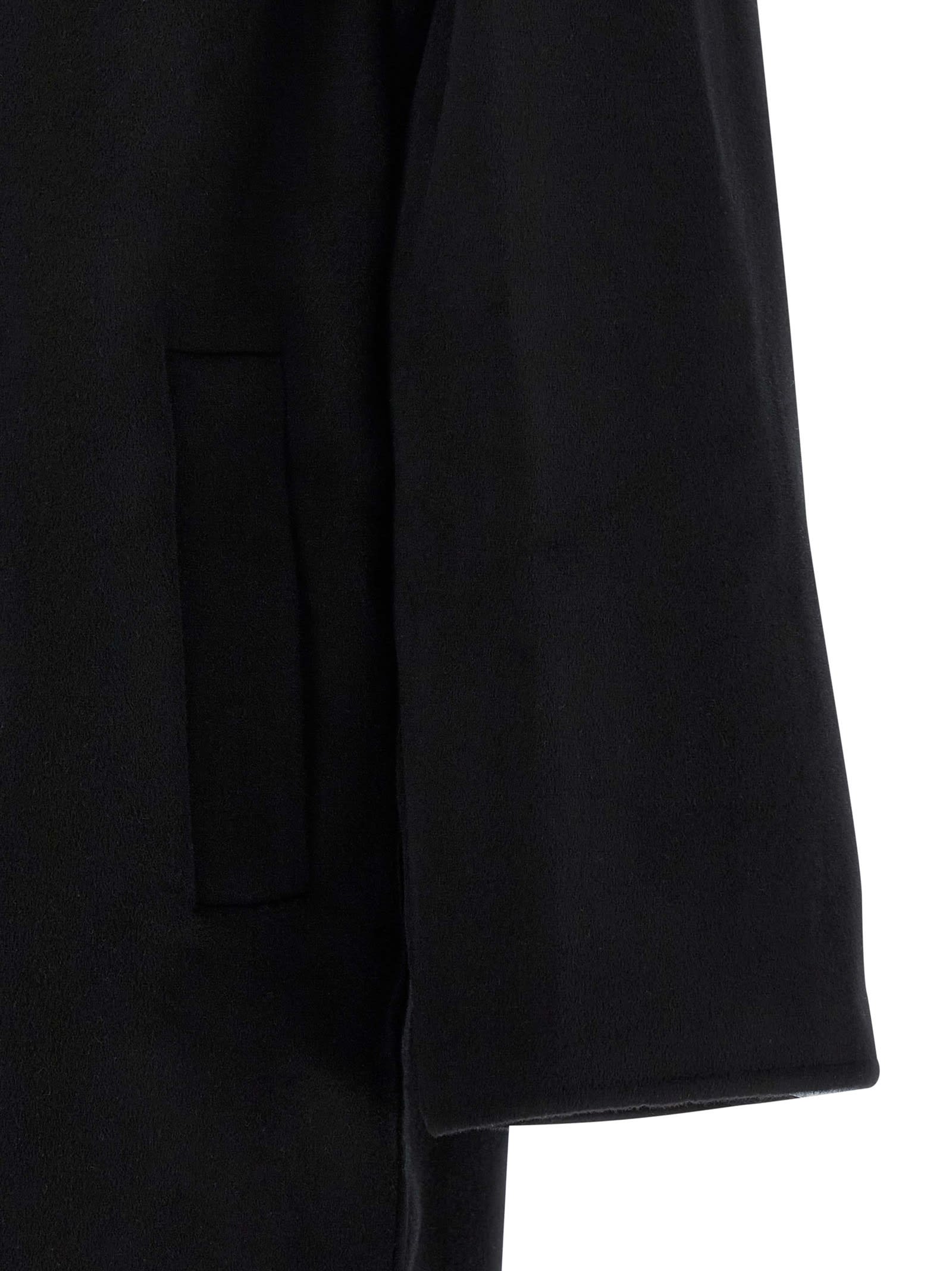 Loulou Studio Loulou Borneo Coat In Black