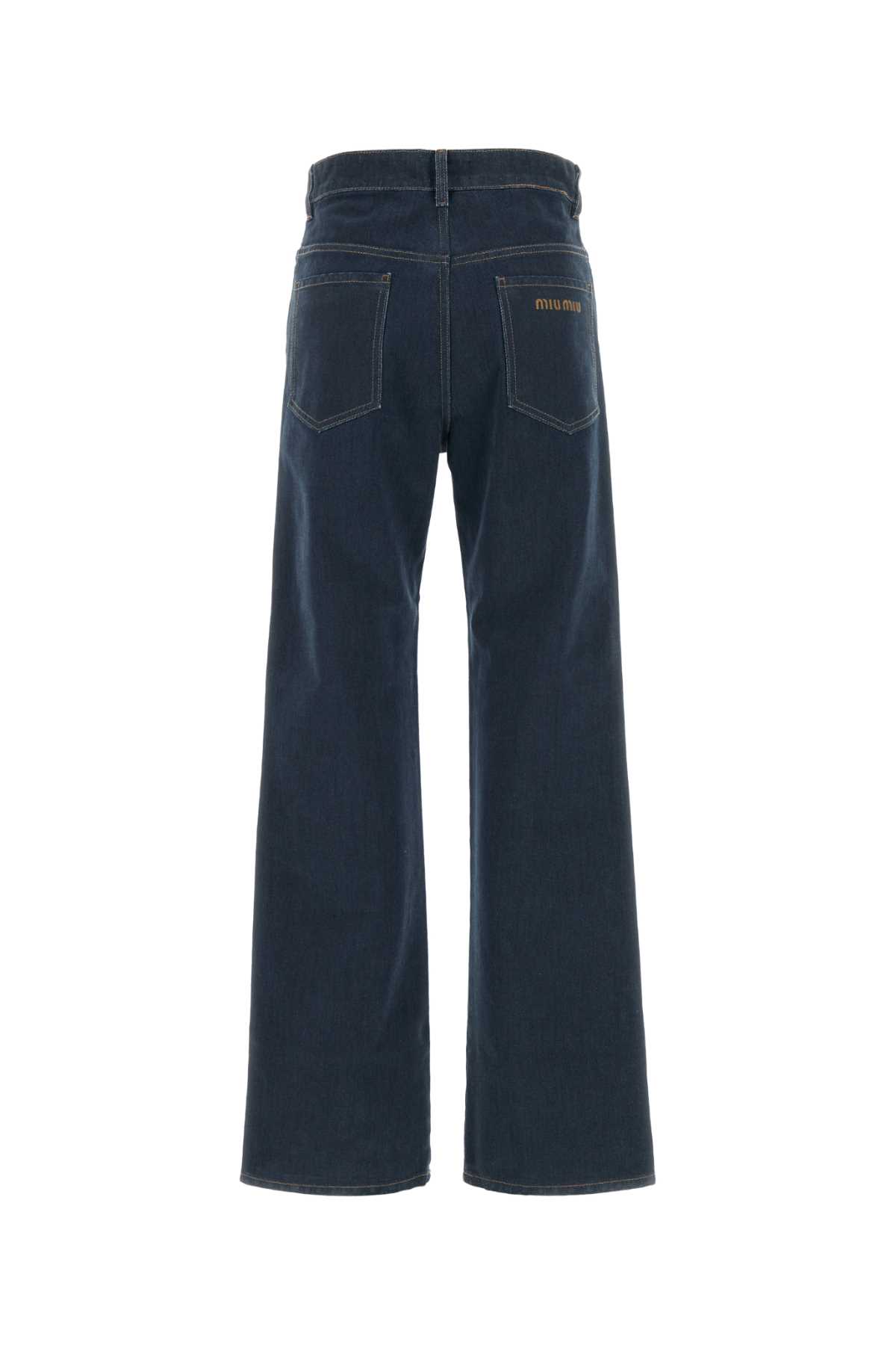 Miu Miu Denim Jeans In Blue