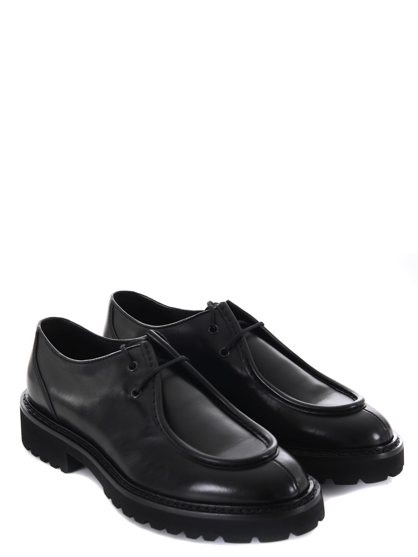 Shop Doucal's Doucals Leather Shoes In Black