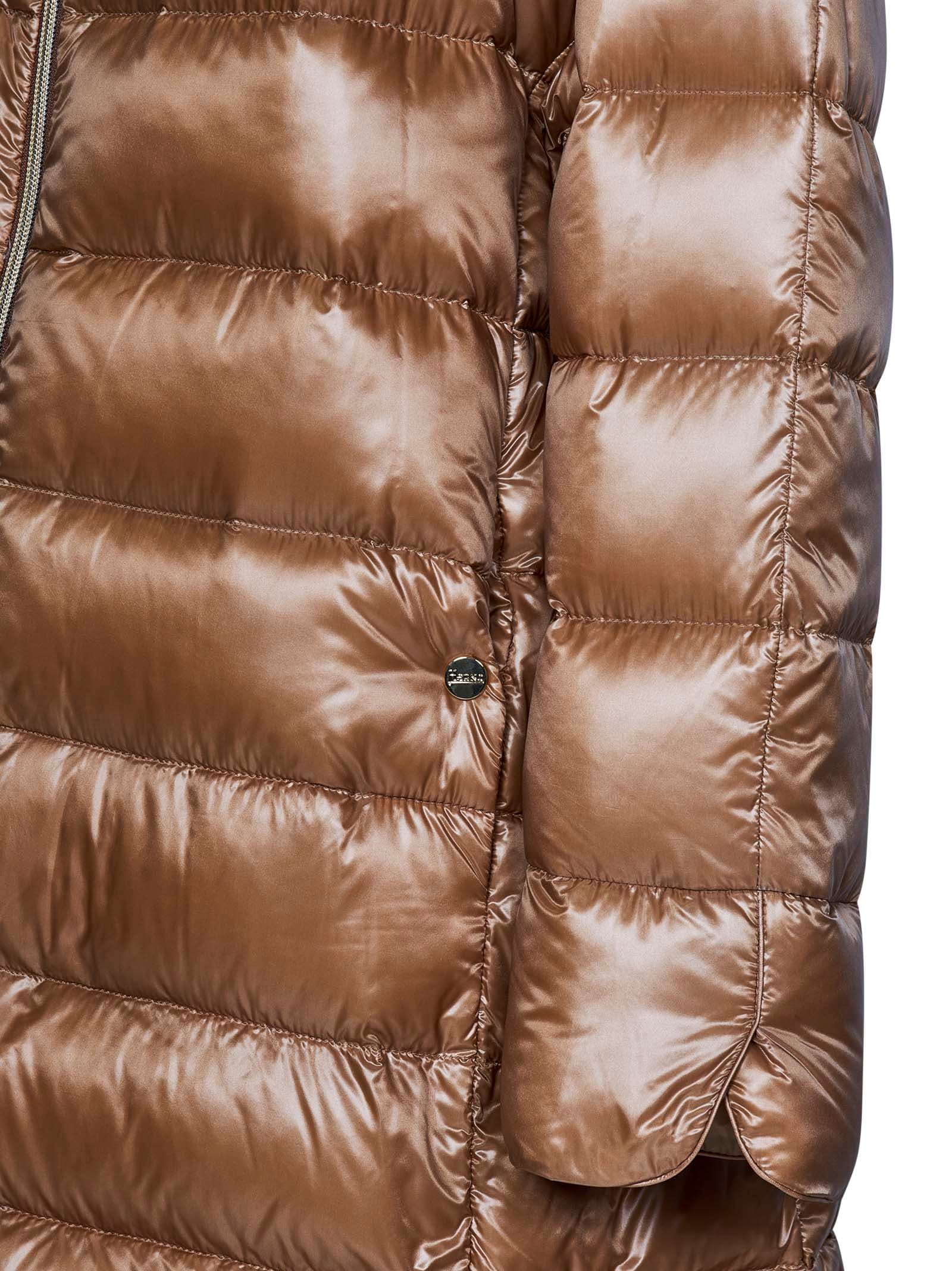 Shop Herno Matilde Down Jacket In Brown