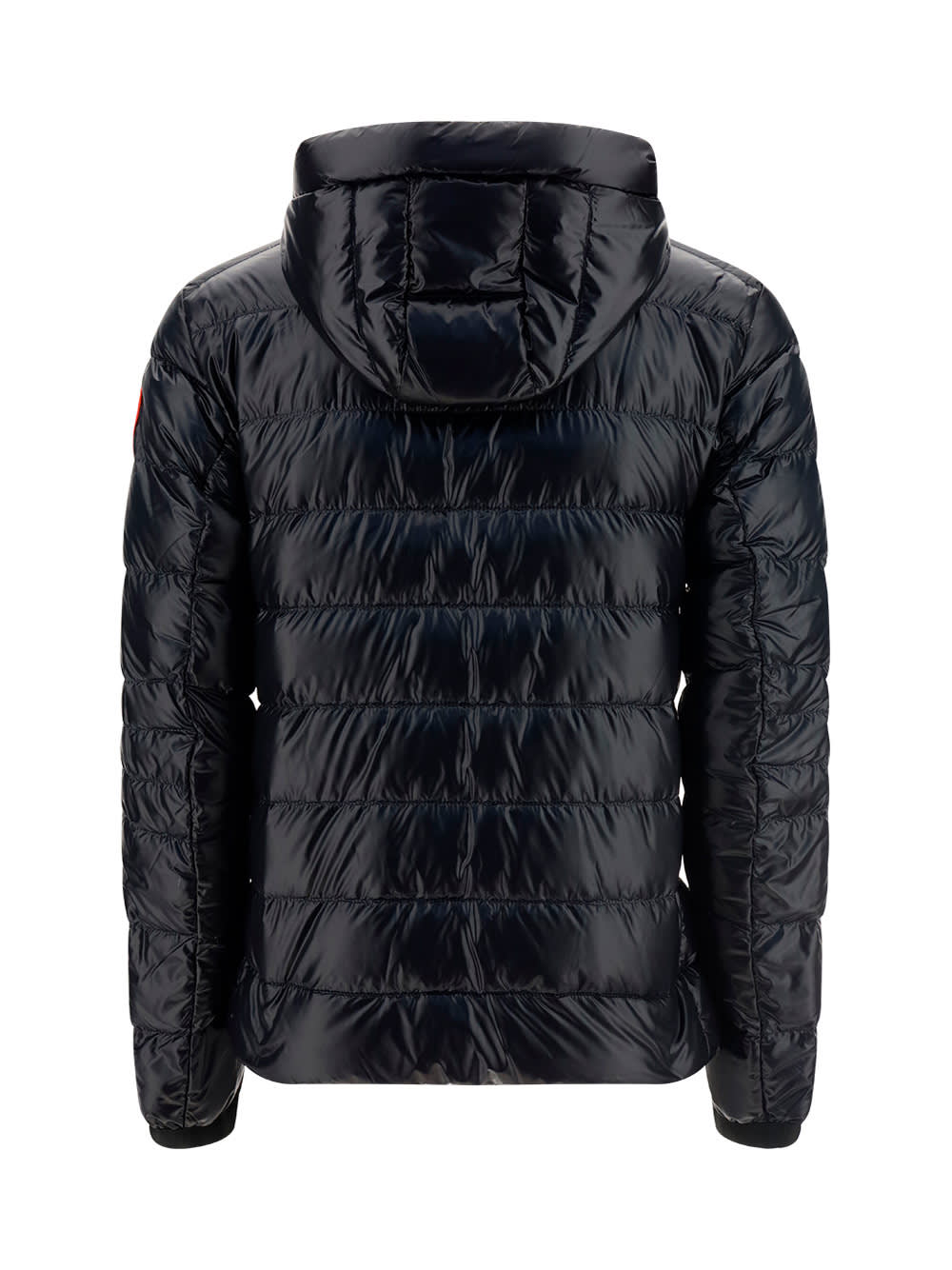 Shop Canada Goose Crofton Down Jacket In Nero