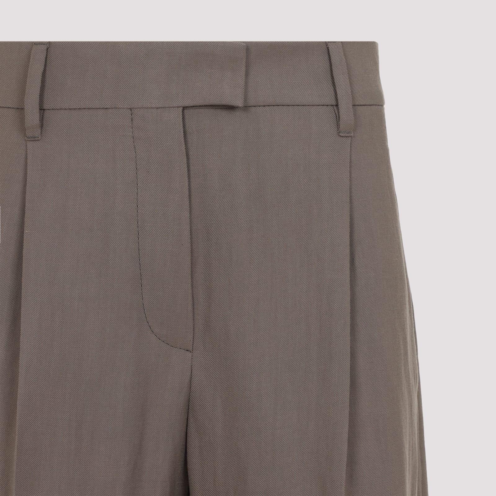 Brunello Cucinelli Pants In Cacao