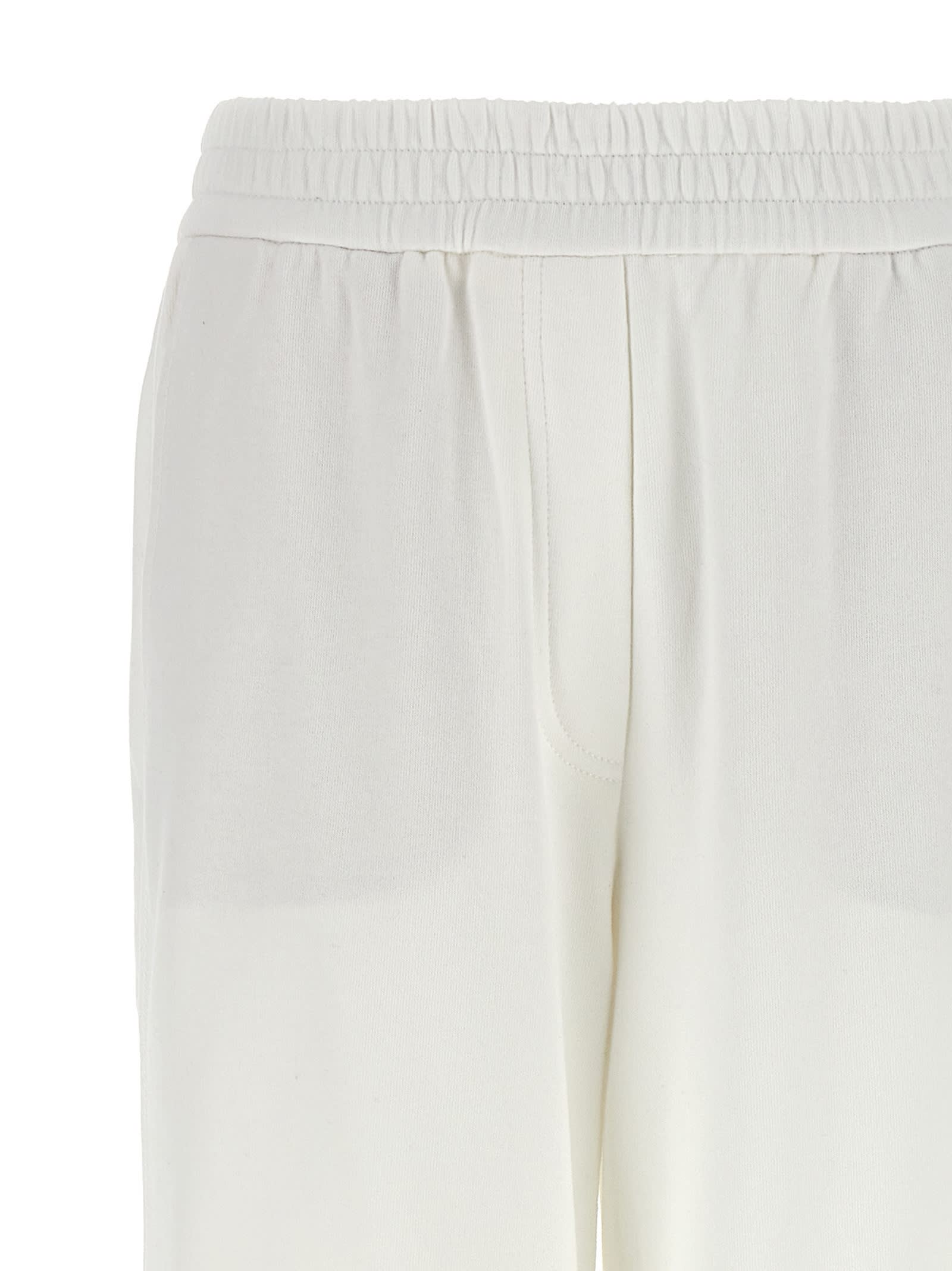 Shop Brunello Cucinelli Monile Joggers In White