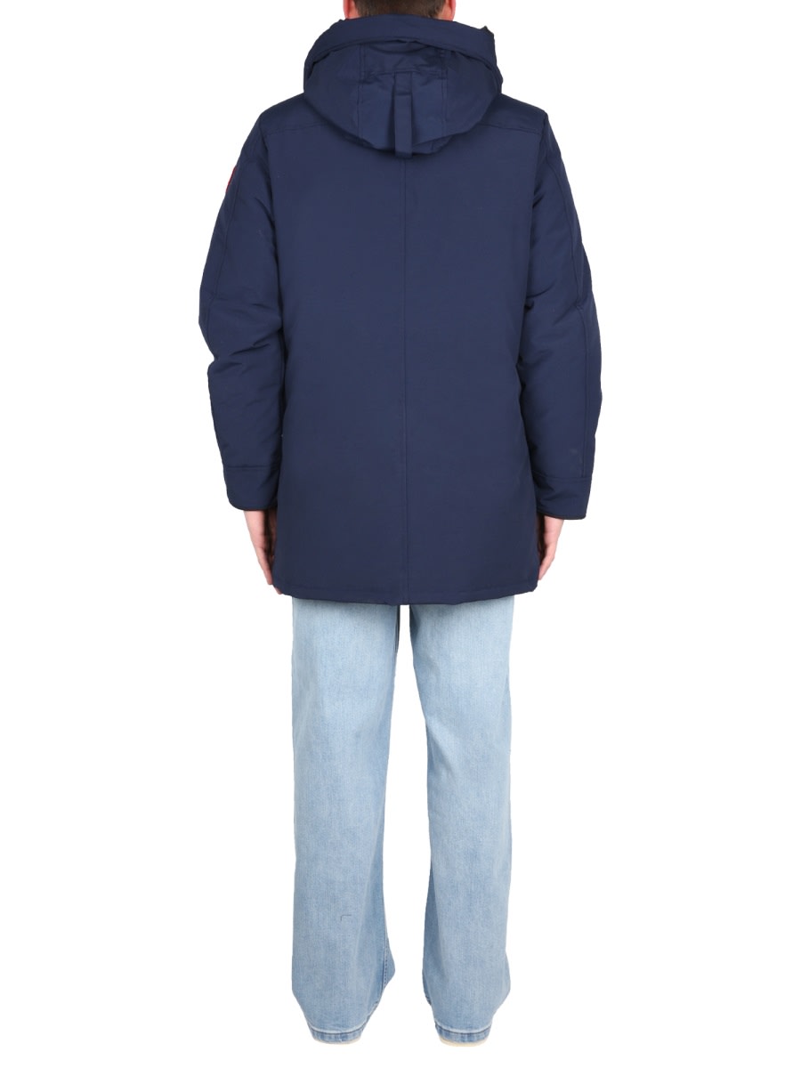 Shop Canada Goose Parka Chateau In Blue