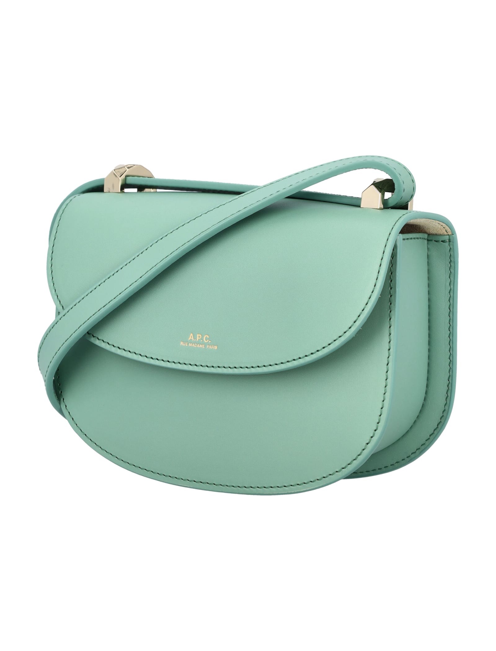 Shop Apc Geneve Mini Bag In Jade Green