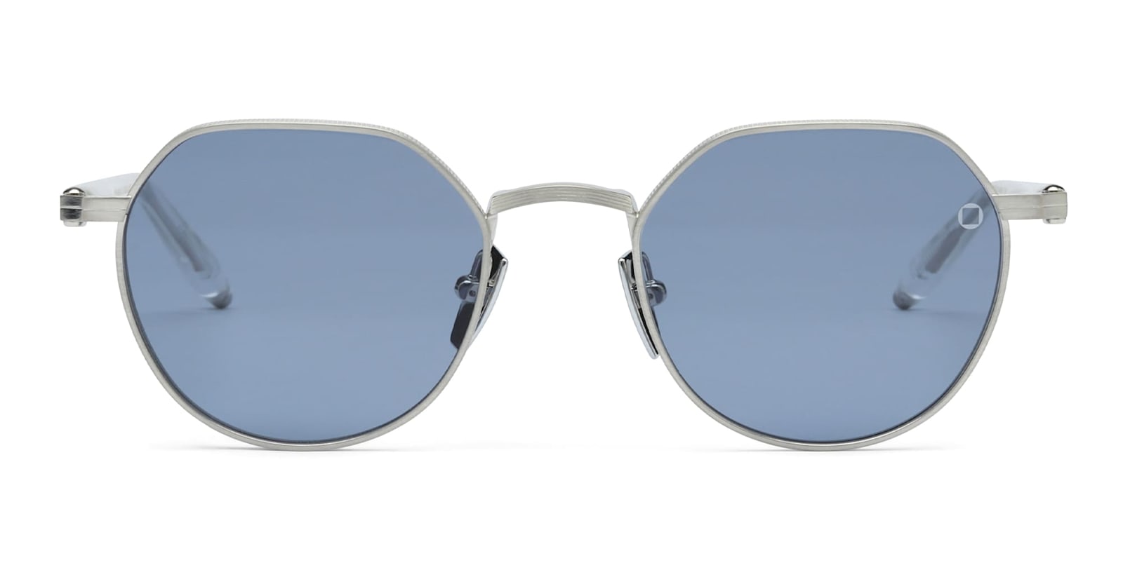 Themis - Brushed Silver / Crystal Clear Sunglasses