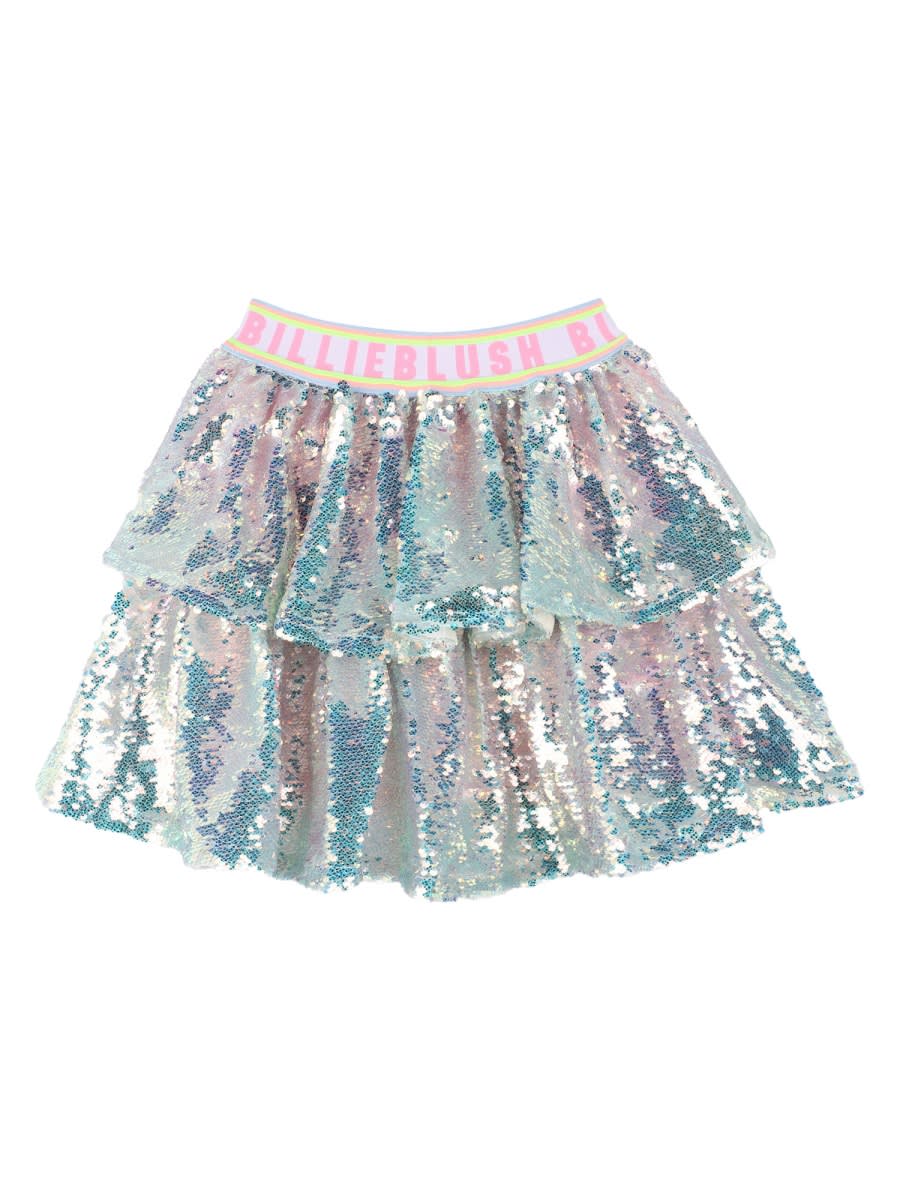 Billieblush Sequinned Tiered Skirt