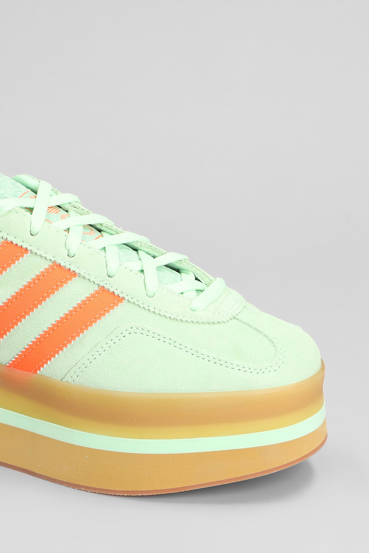 Adidas Originals Womens Adidas Gazelle Stack Suede Low-top Trainers In Multi