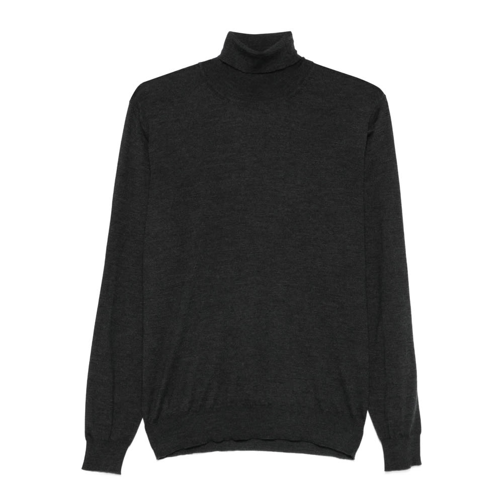 Fedeli Turtleneck Sweater In Gray