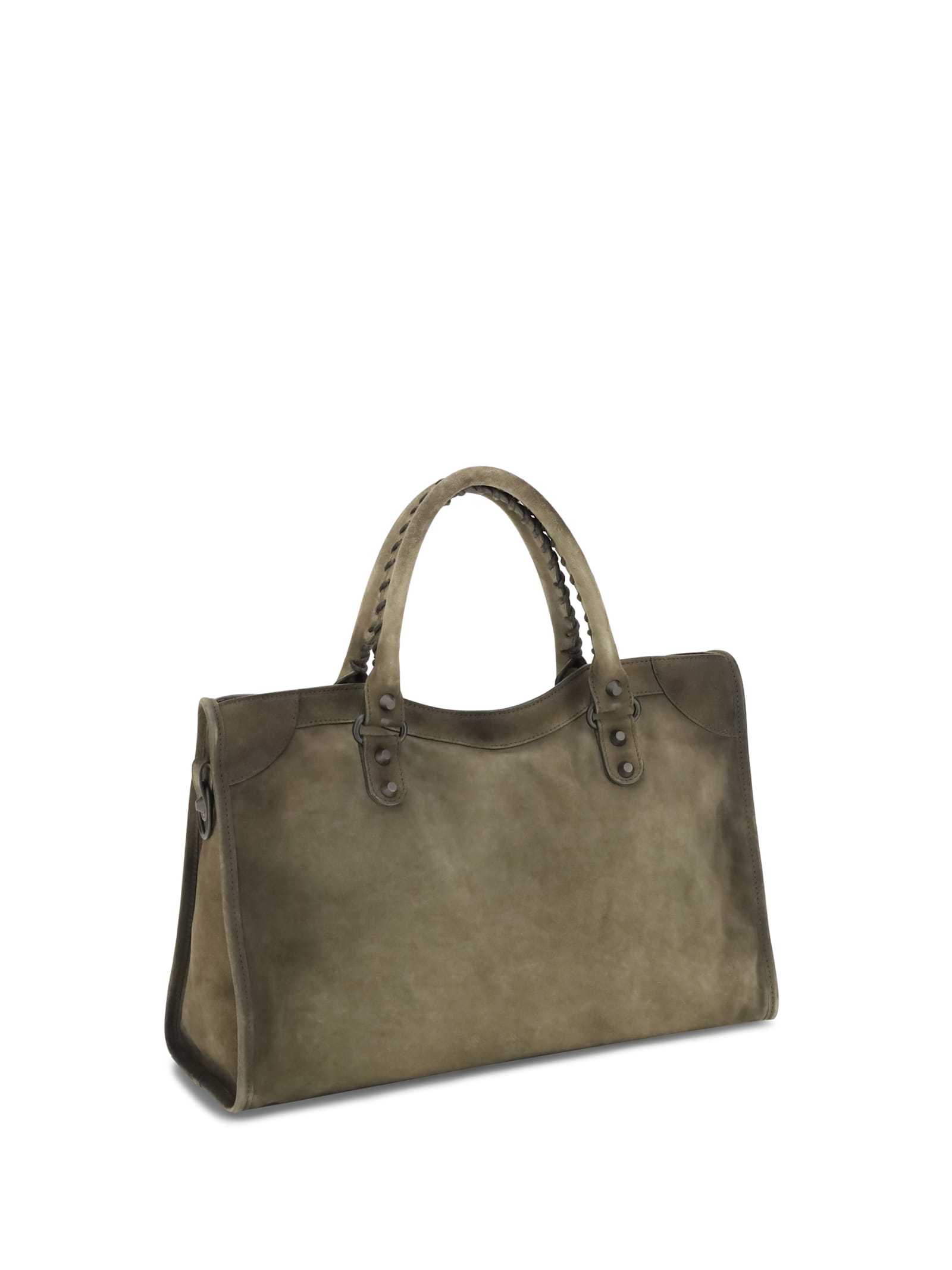 Balenciaga Suede Le City Medium Handbag