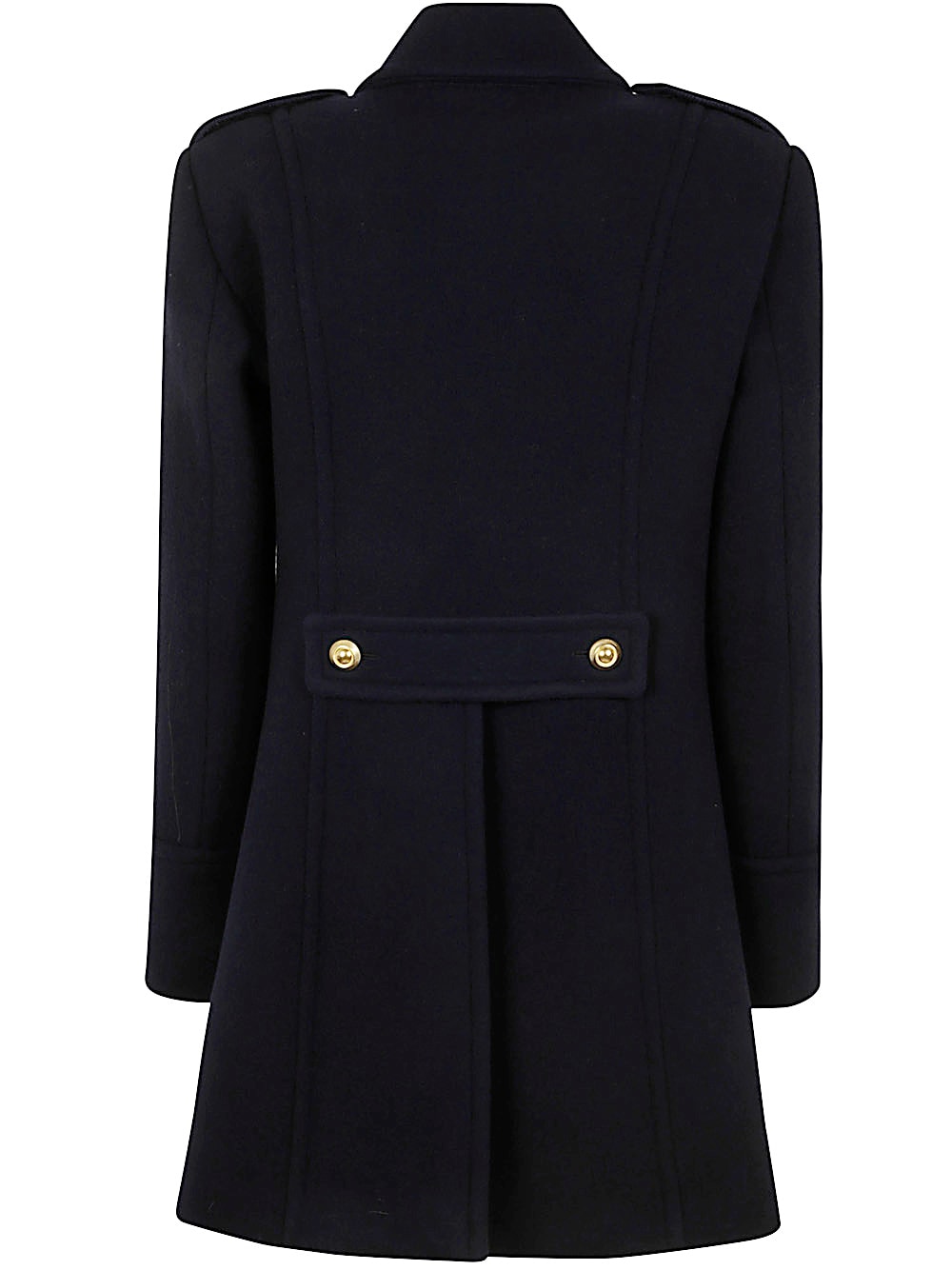 Shop Tom Ford Belt Coat In Navy