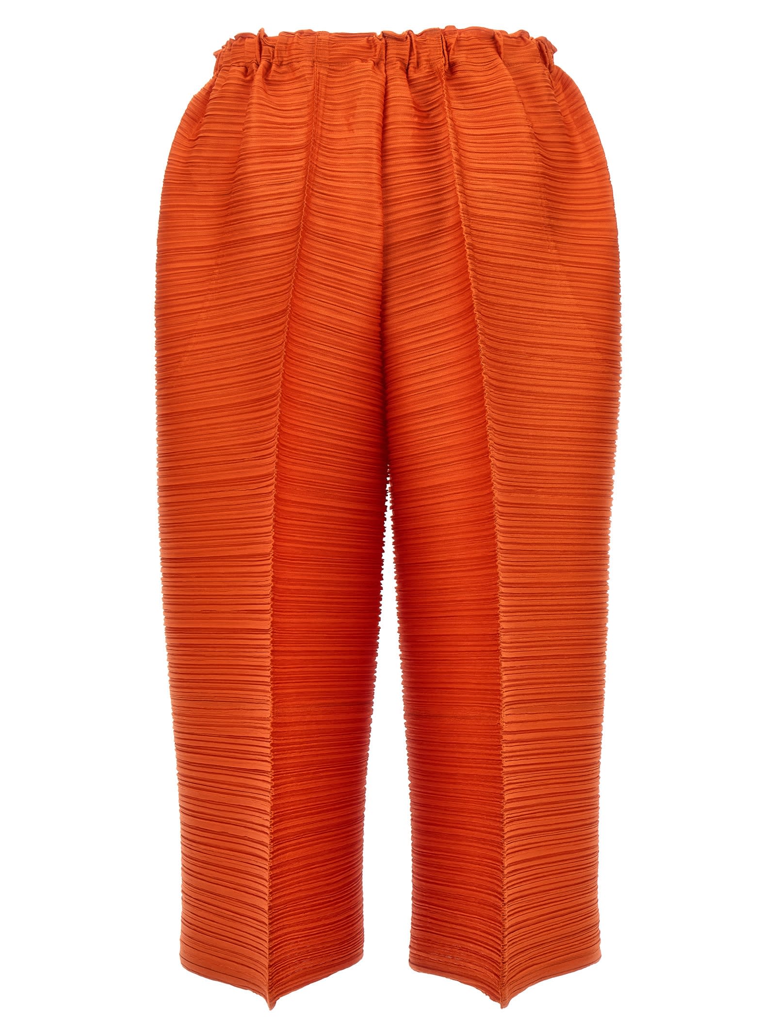 Issey Miyake Orange Thicker Bounce Pants