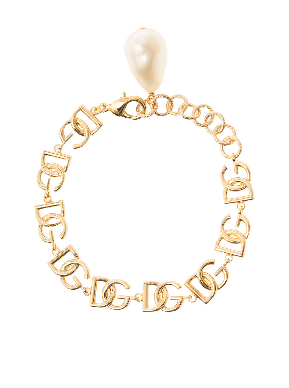 Shop Dolce & Gabbana Dg Logo Bracelet In Oro