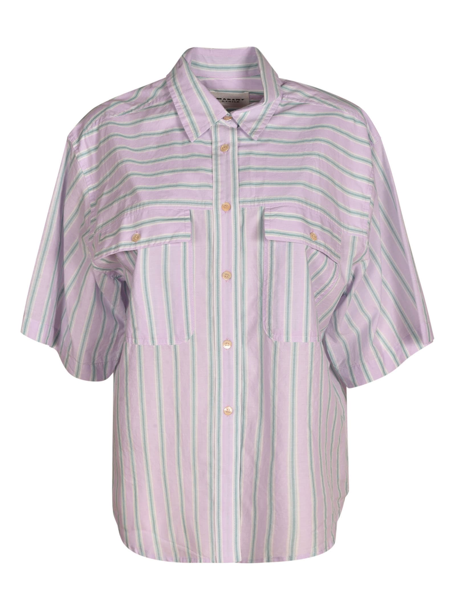 Nulenci striped cotton shirt