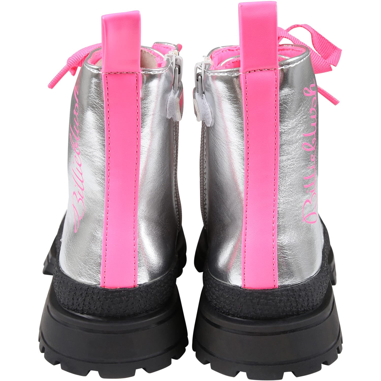 Shop Billieblush Silver Boots For Girl