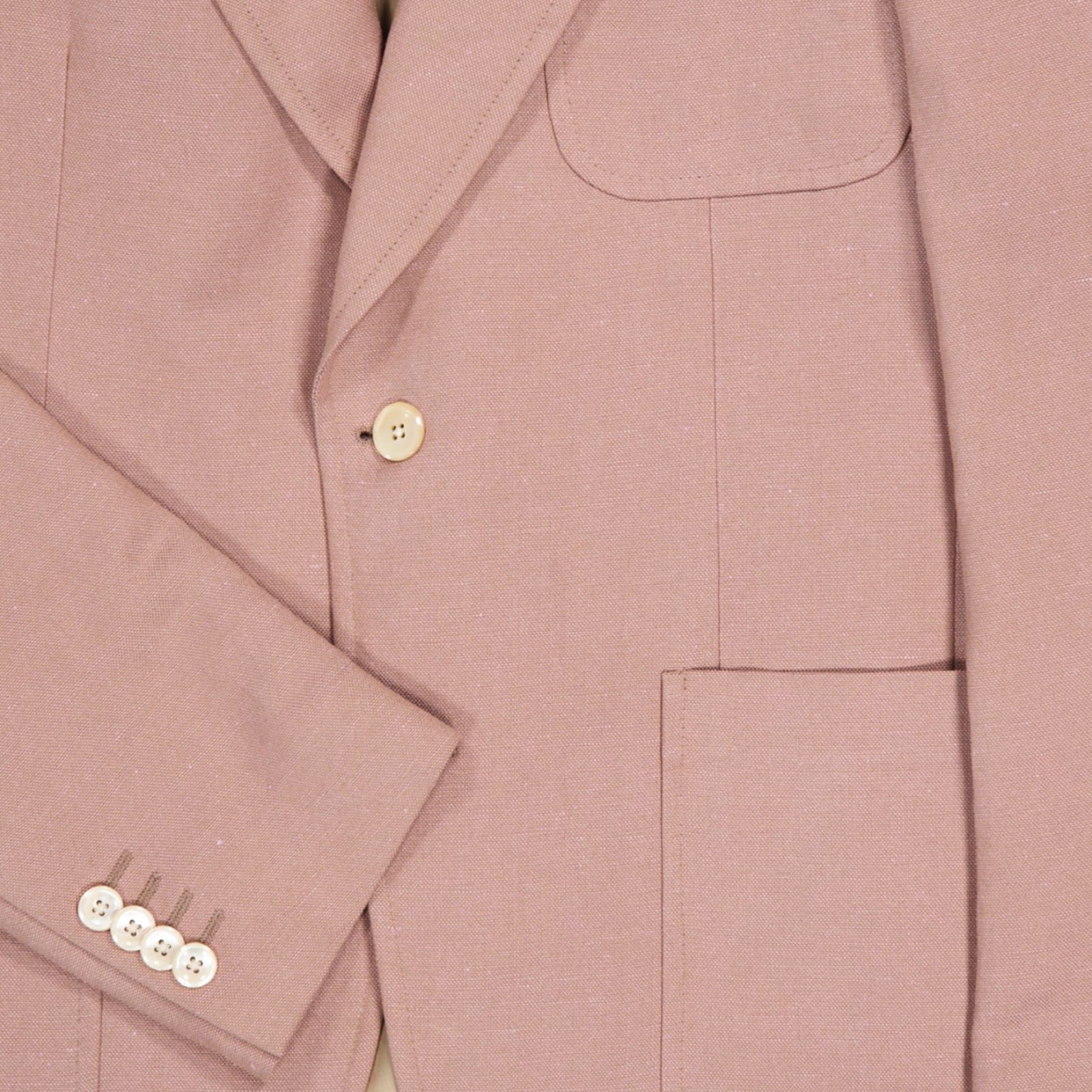 Shop Lardini Linen Jacket In Pink