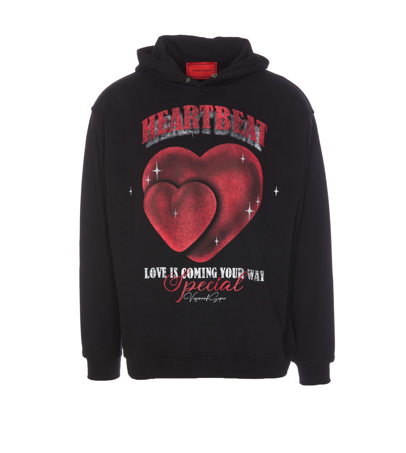 Heartbeat Print Hoodie